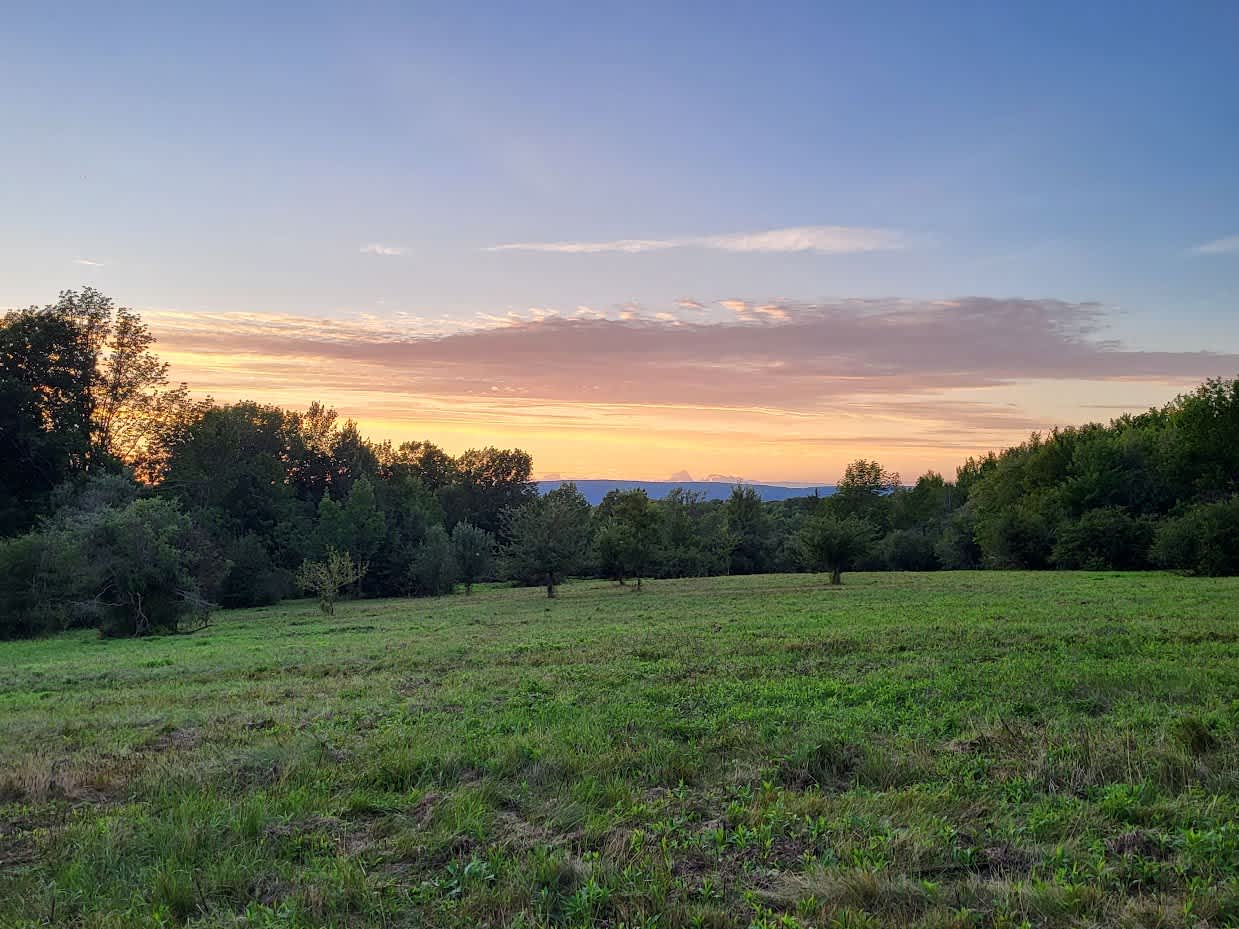 Always gorgeous sunsets looking towards North Mountain
