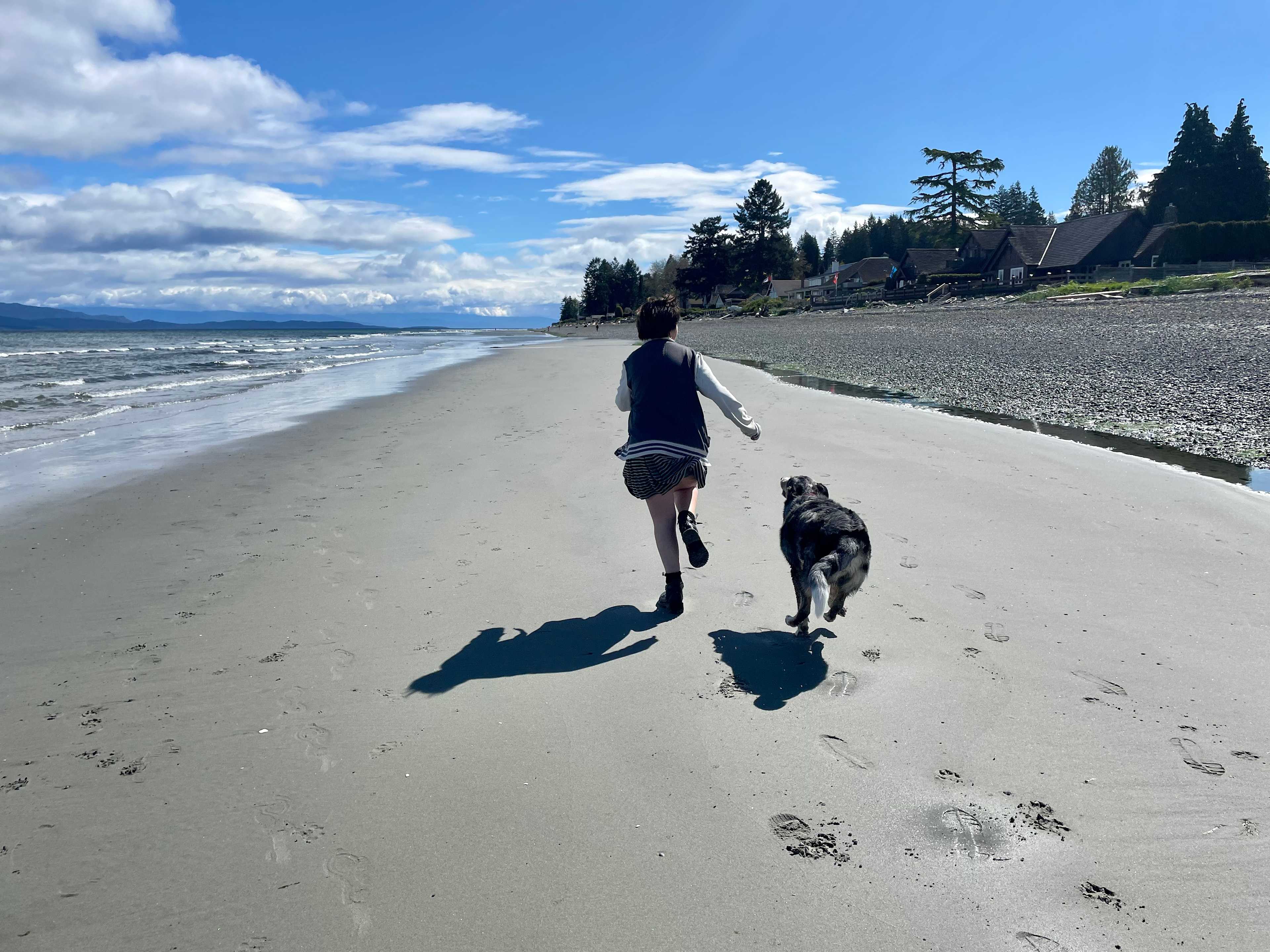 Qualicum Beach.. a 10 minute drive from the cabin
