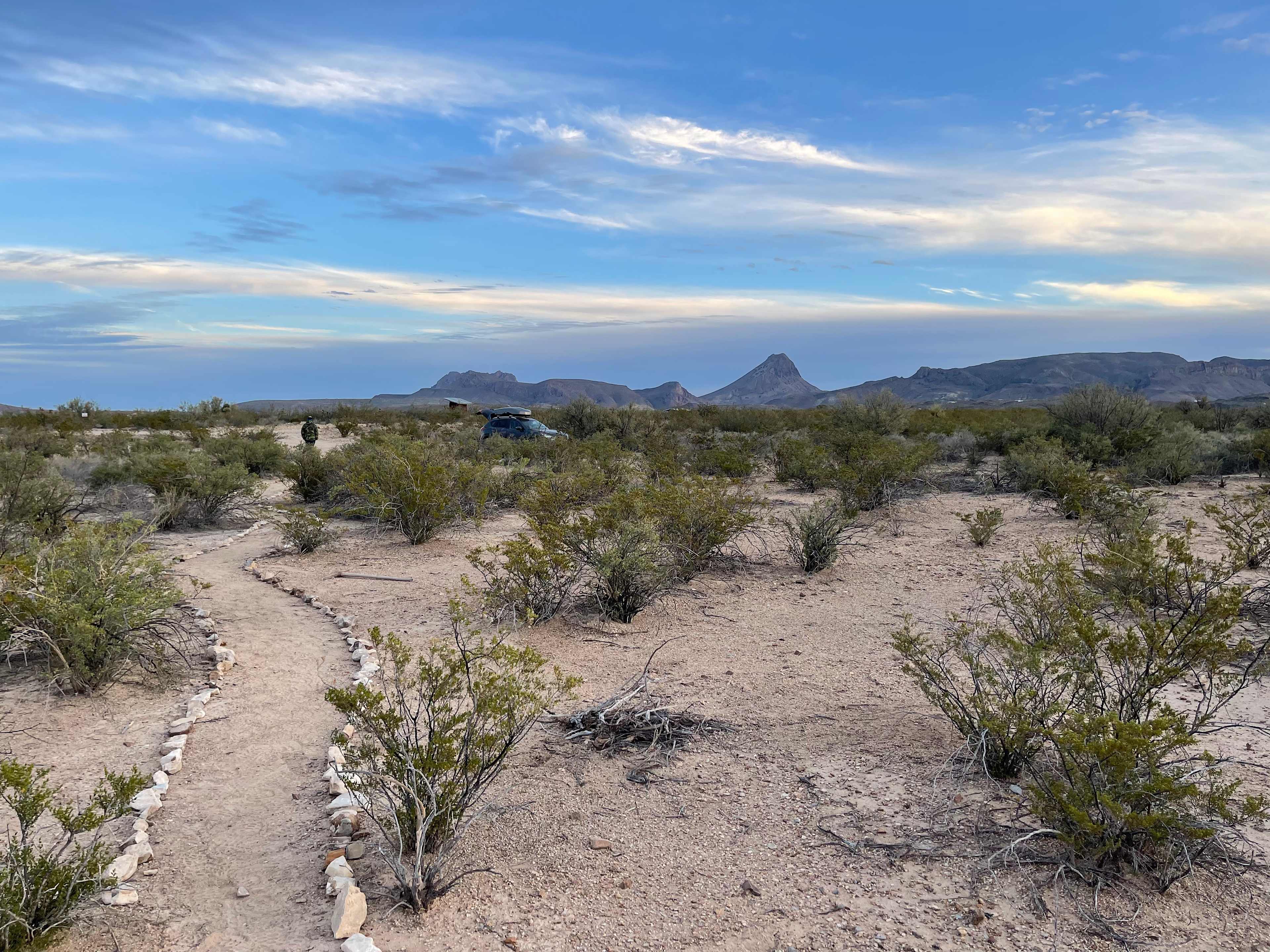 130ft~ walkway to campsite 