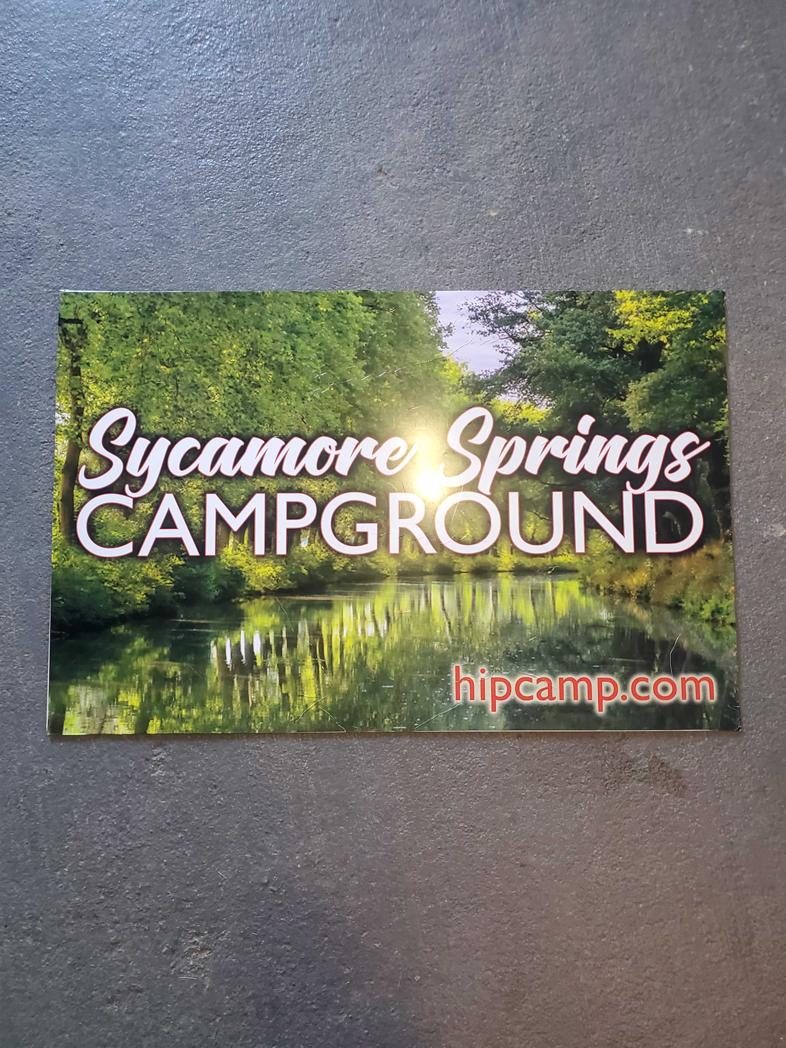 Sycamore Springs Campground