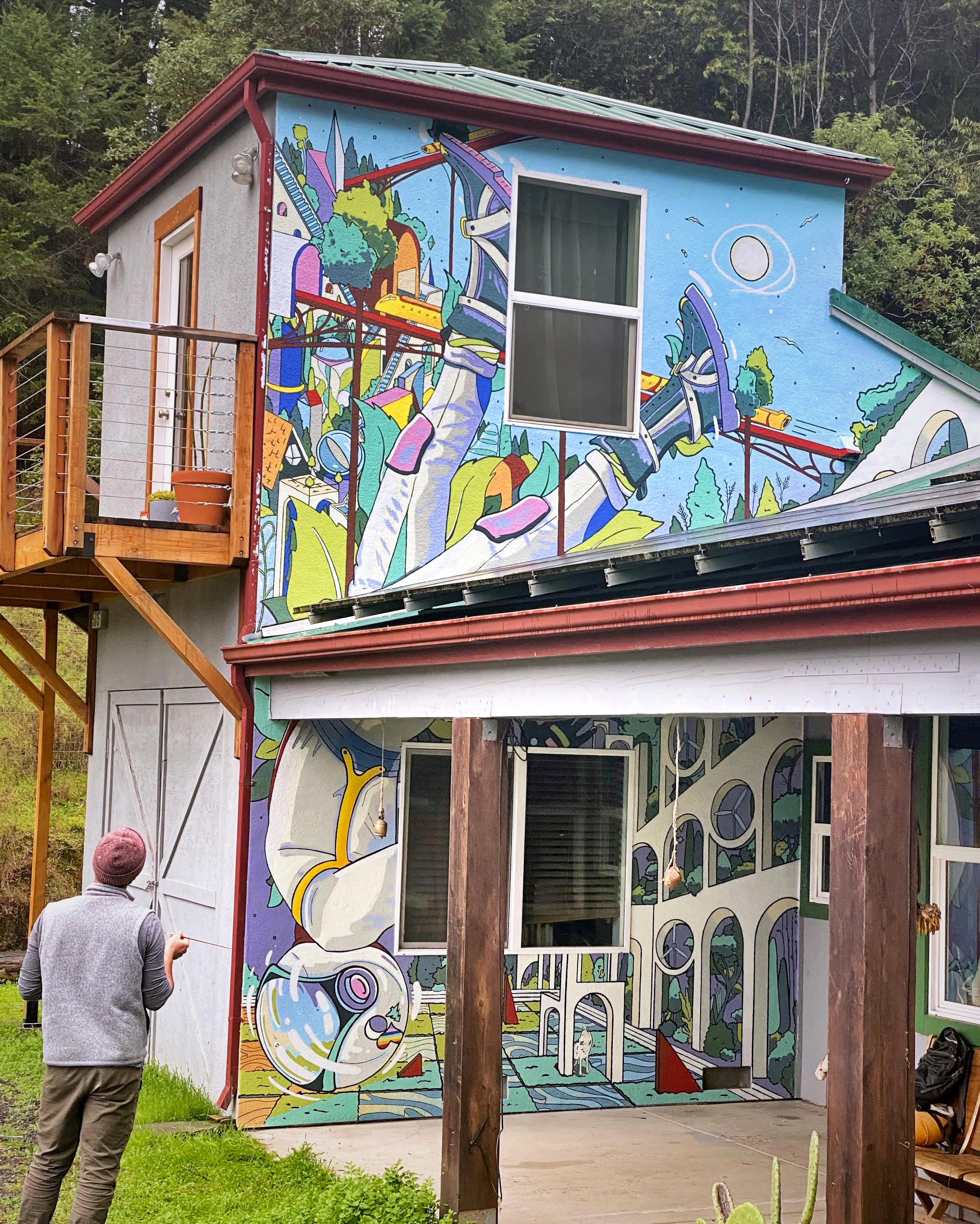 Solarpunk Mural