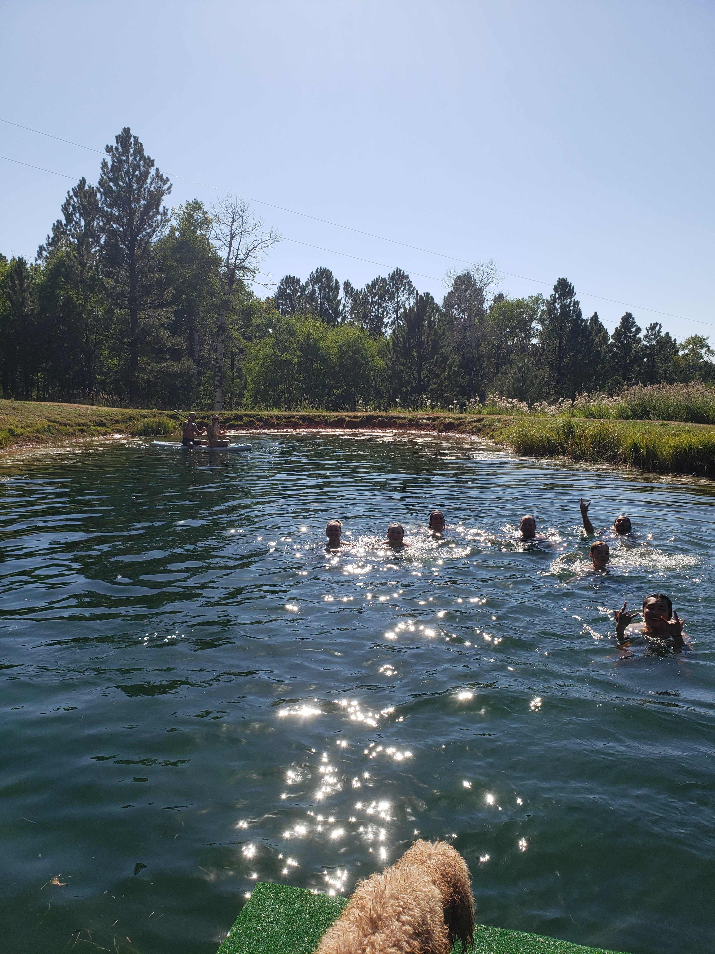 Private swimming hole, nothing but fun!
