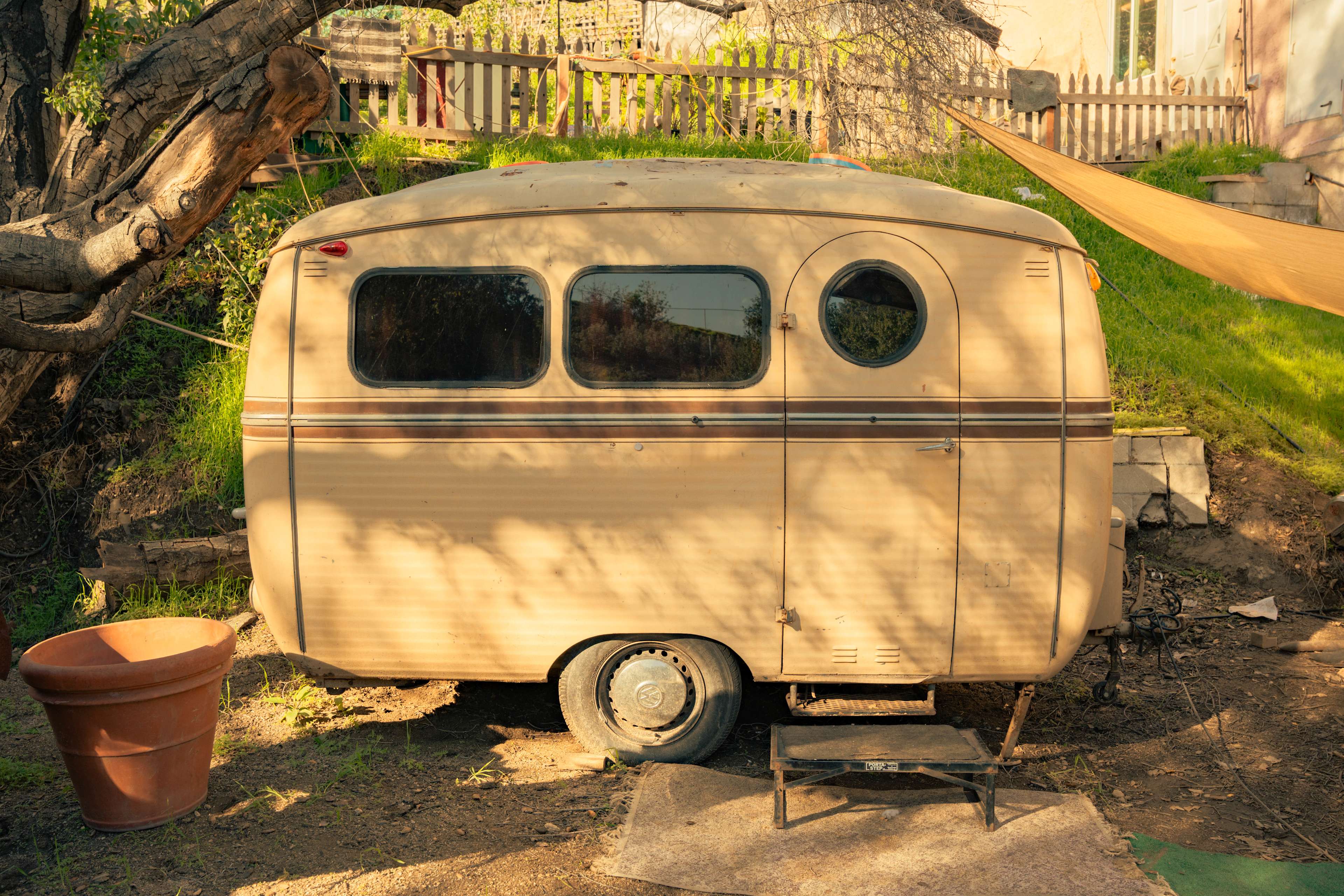 A cool vintage camper can thats in the works !