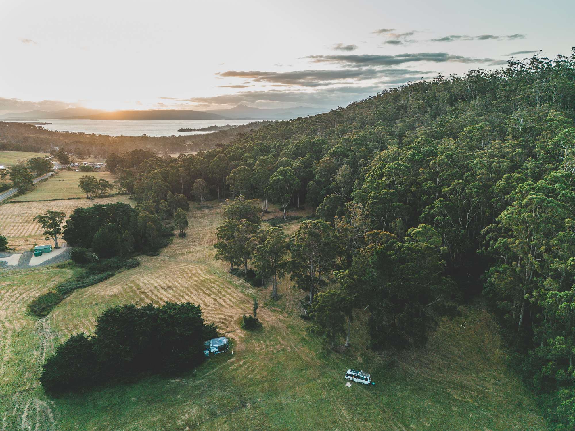 Sheepwash Rd Camp, South Bruny