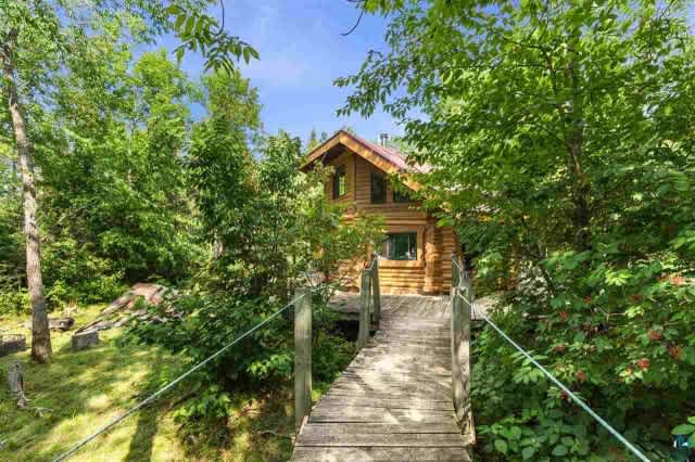 Bridge and the cabin.