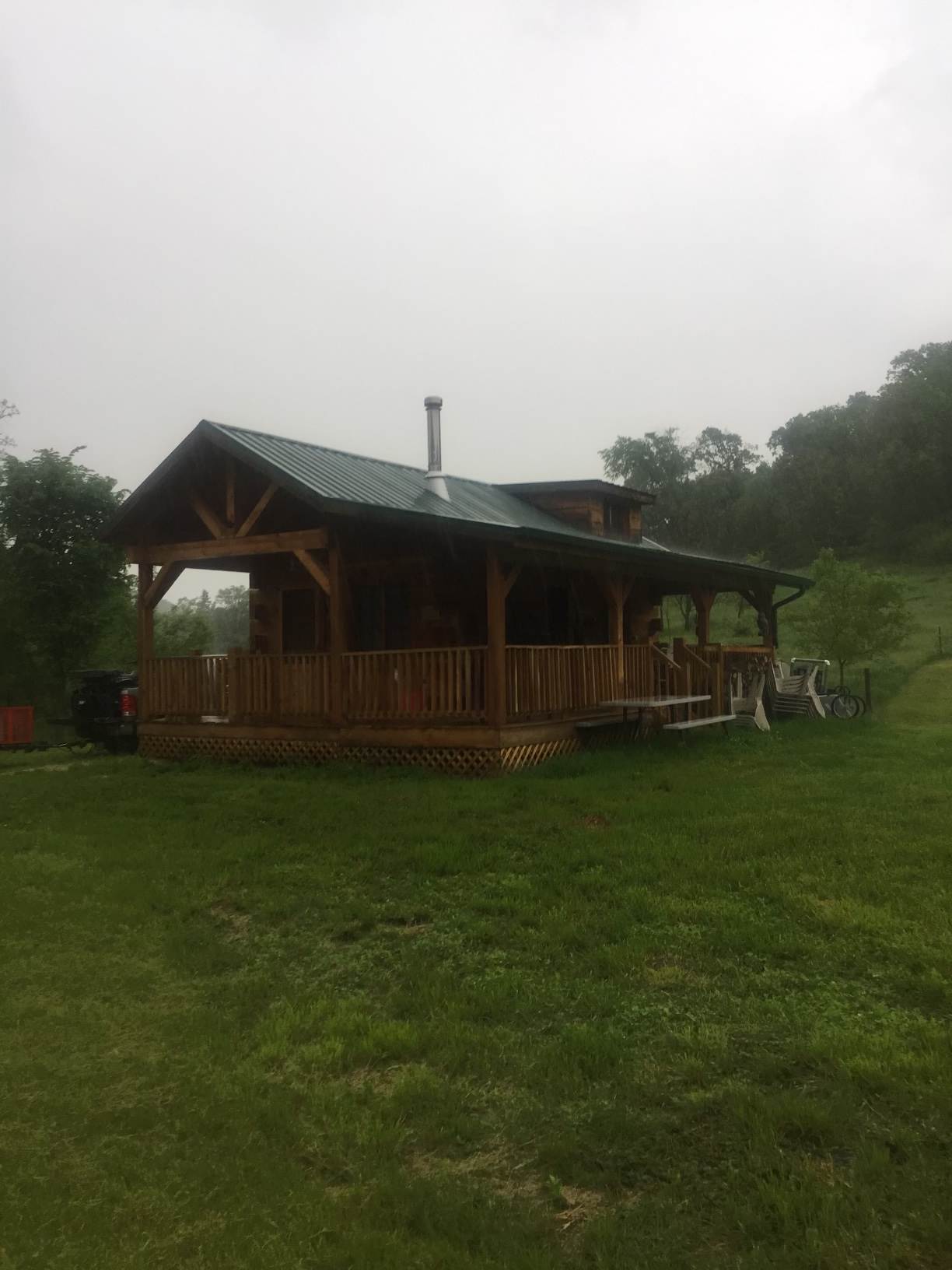 Amish built cabin