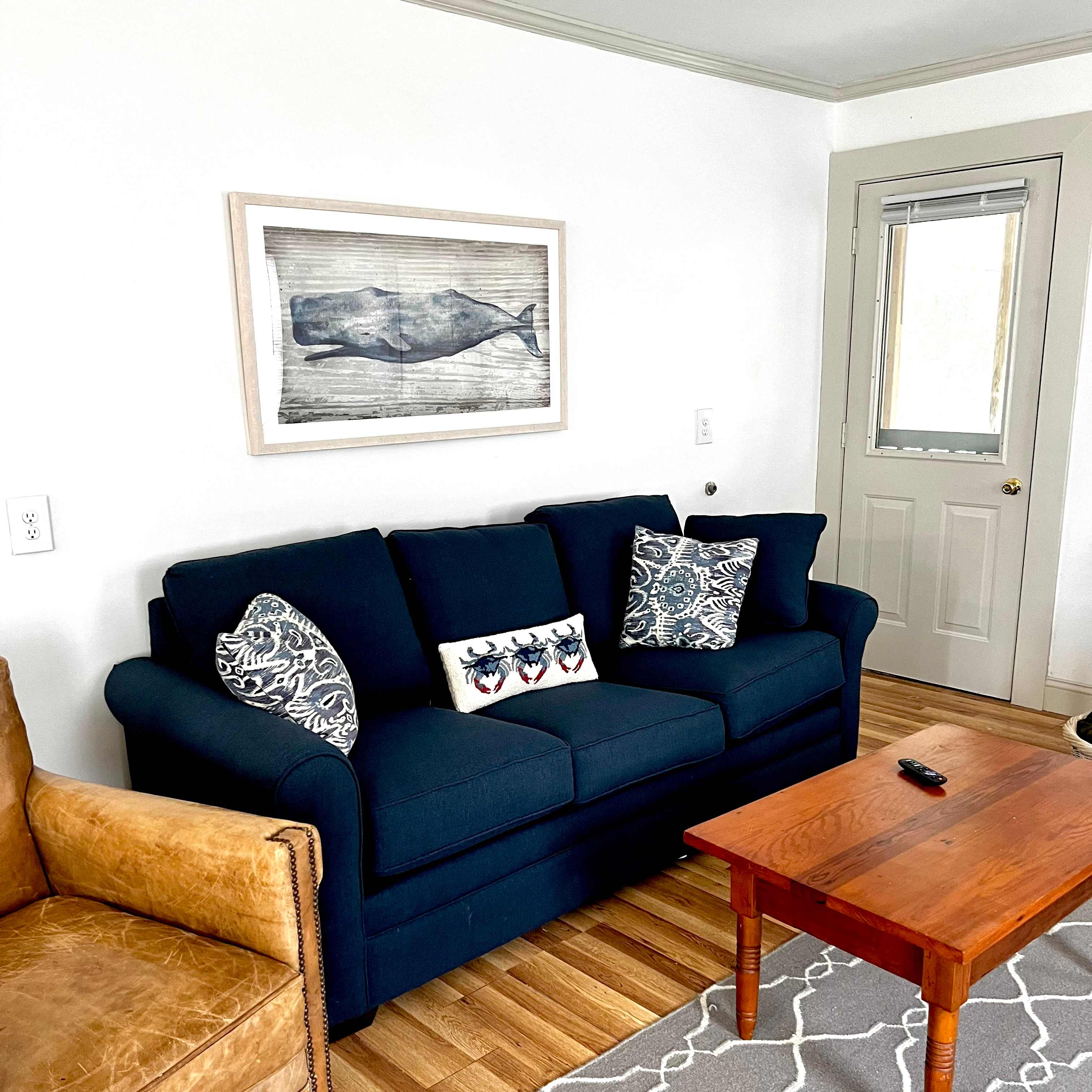 New North Carolina made Queen Sleeper Sofa. Foam mattress topper located in the chest for your sleeping pleasure. 