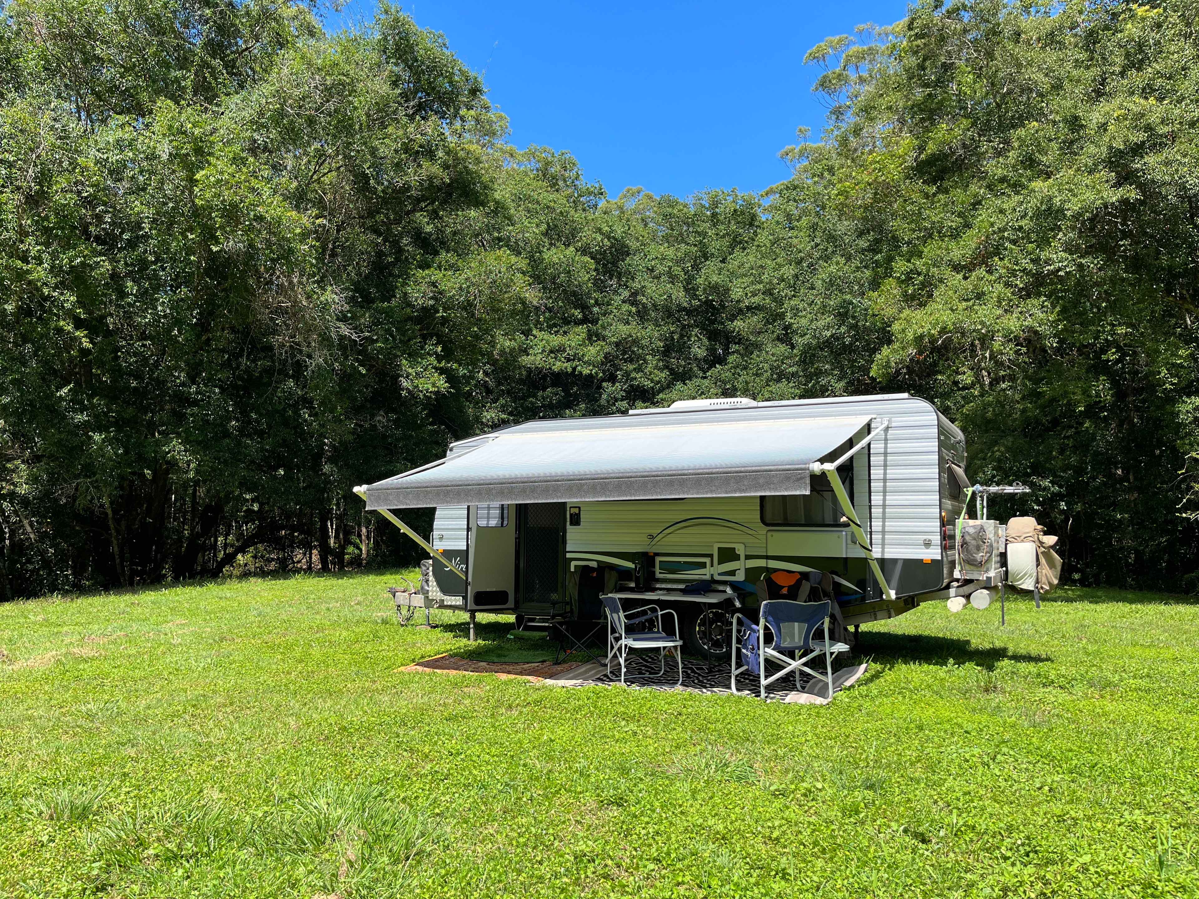 Grassed camp site 