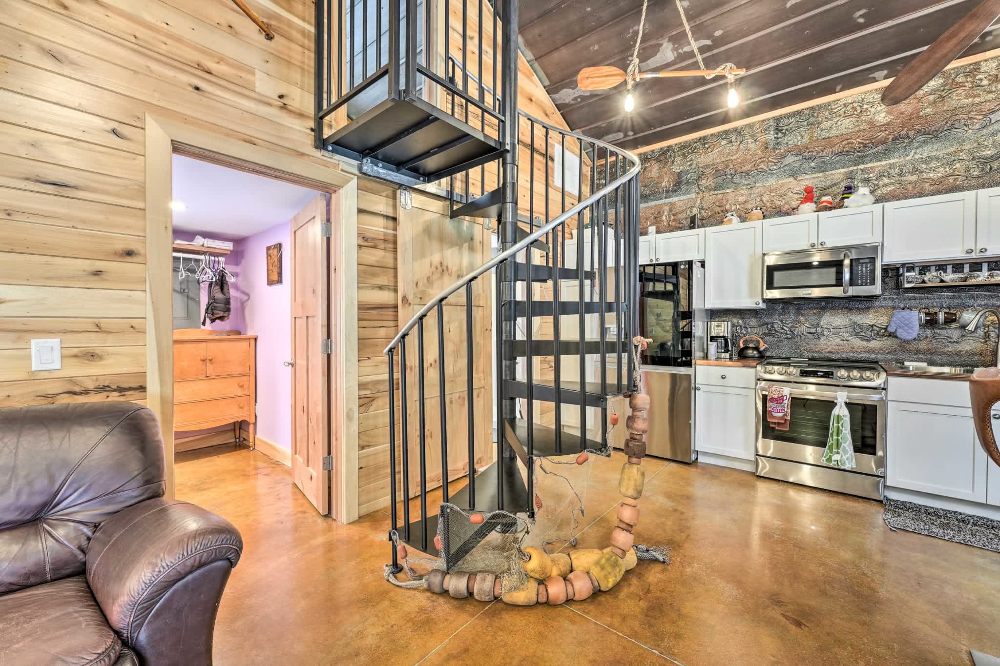This unique and fun interior delights