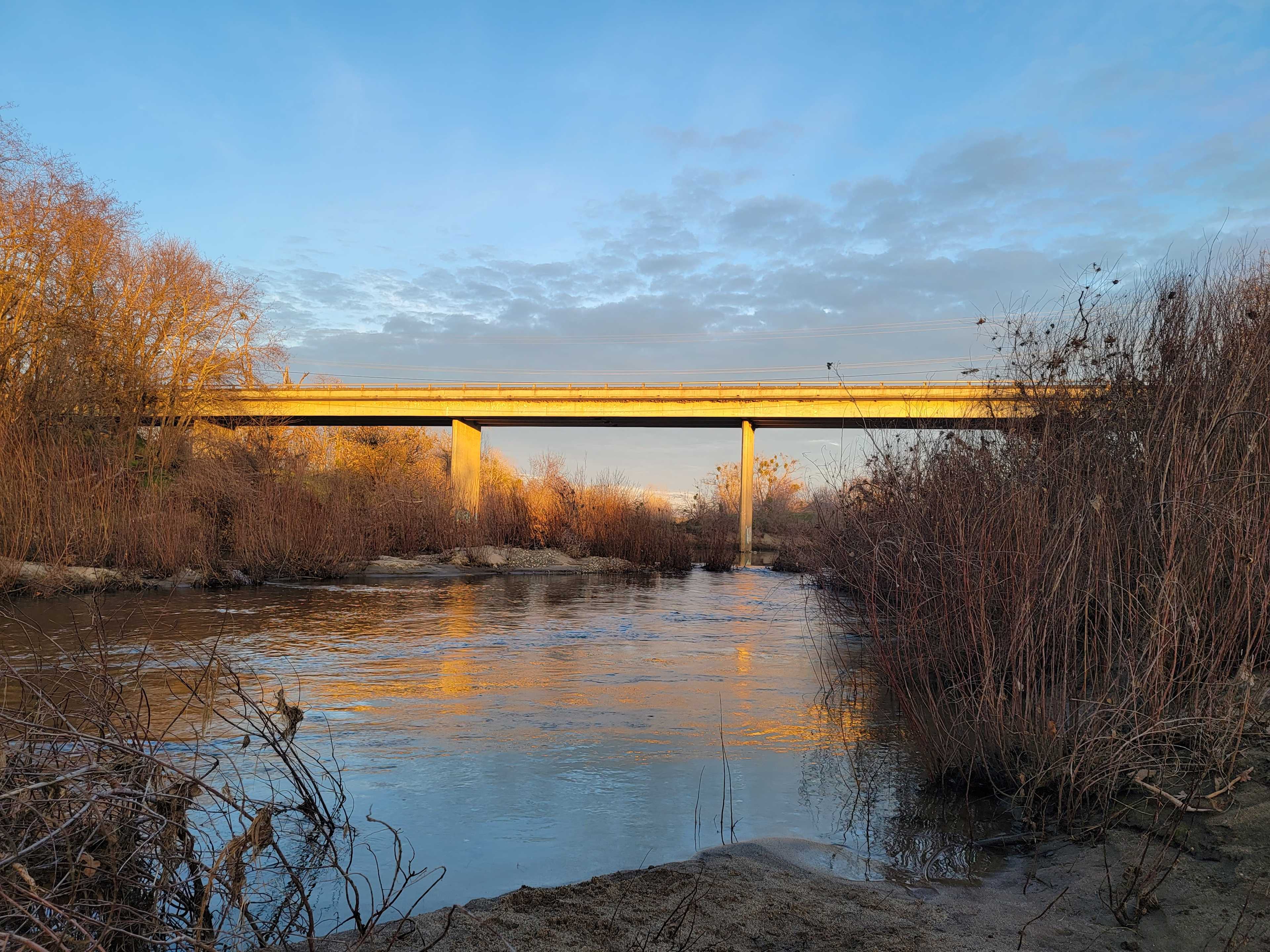 Private beach on Cosumnes River
