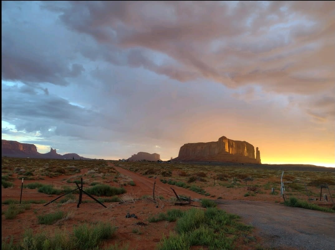Sunrise camping