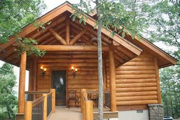 An Enchanting Evening Cabin
