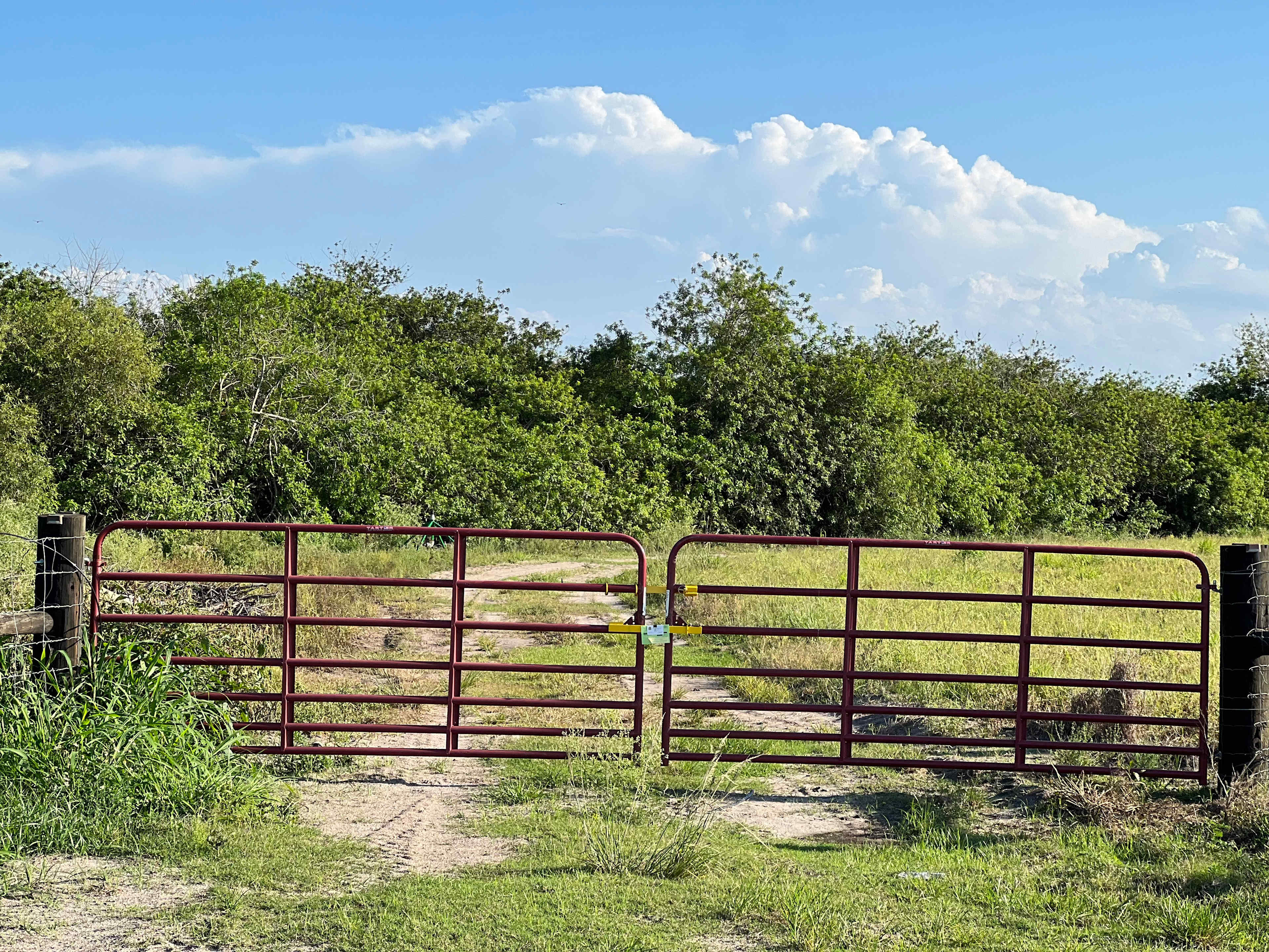 Entrance to property.