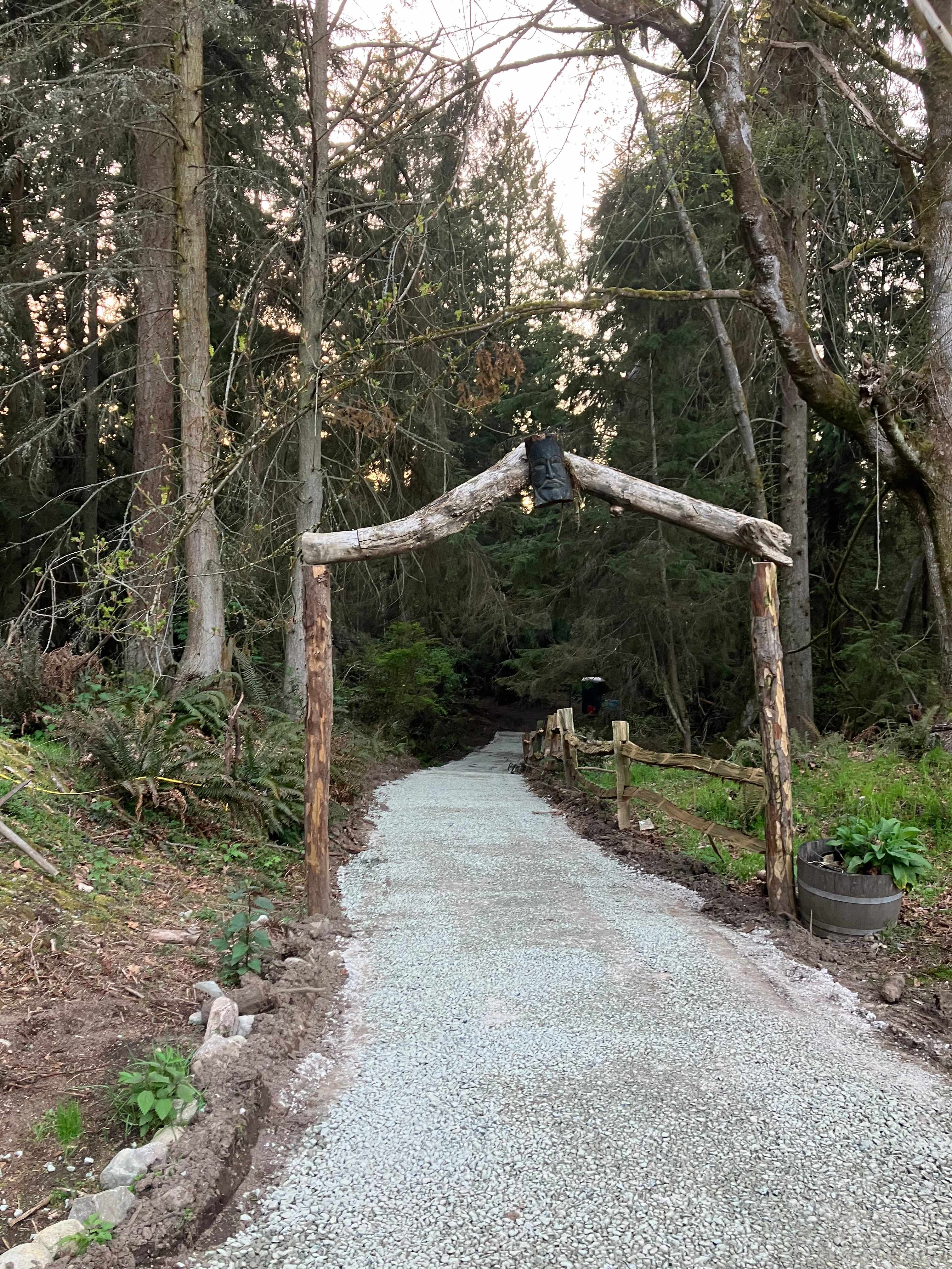 Entrance of the campsite
