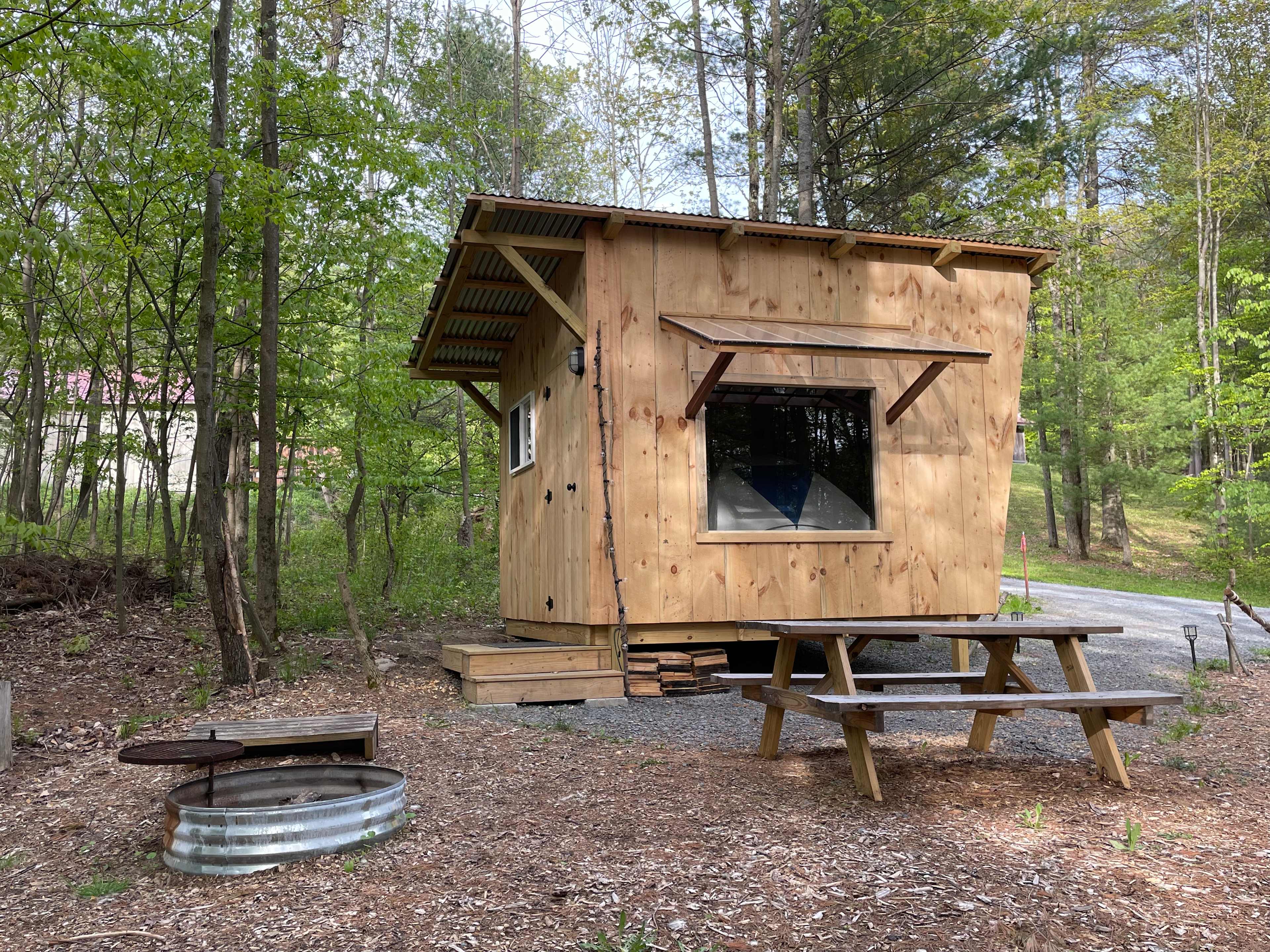 Sanctuary in the woods tent camp