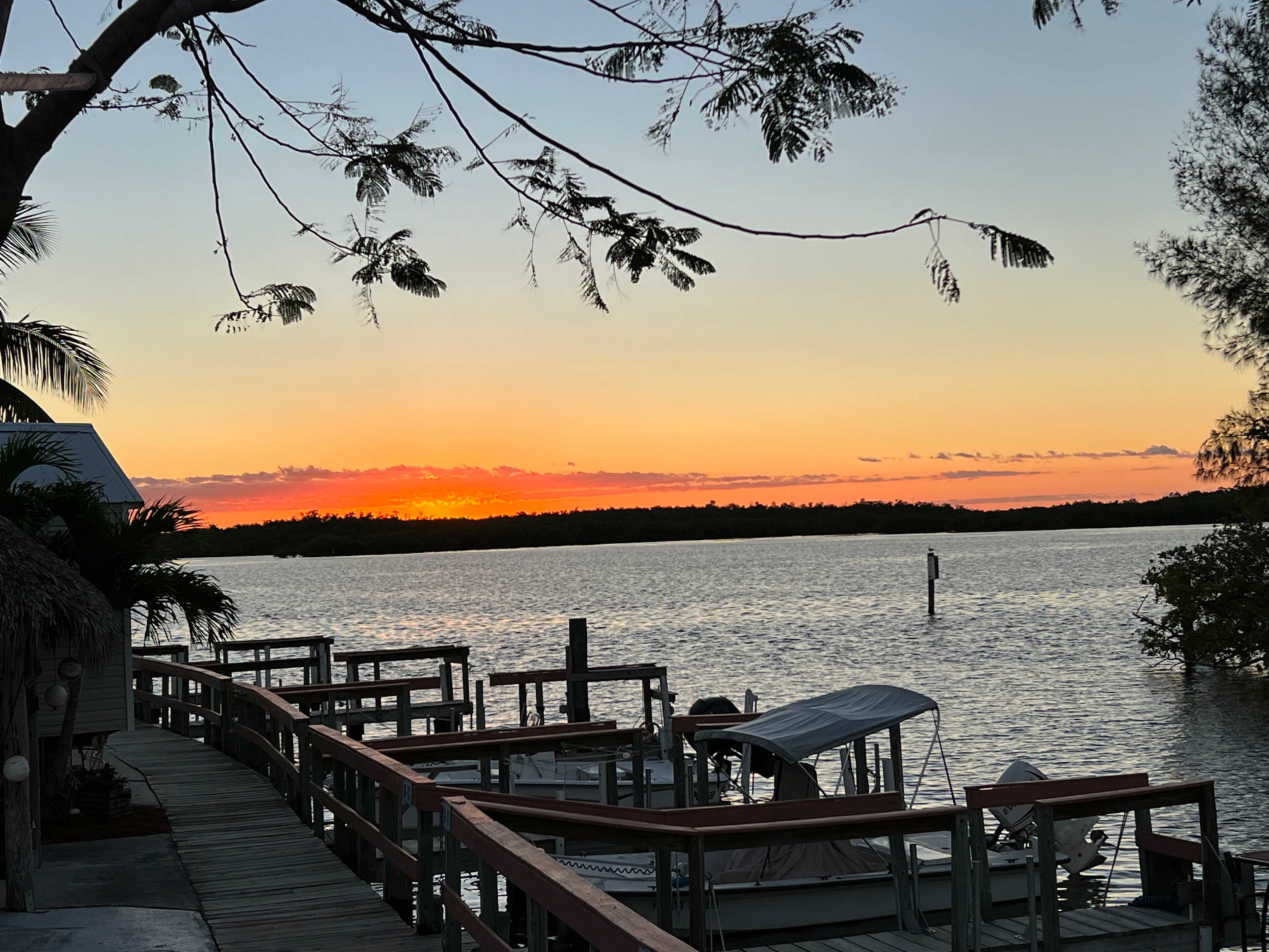 Everglades RV spot with boat slip