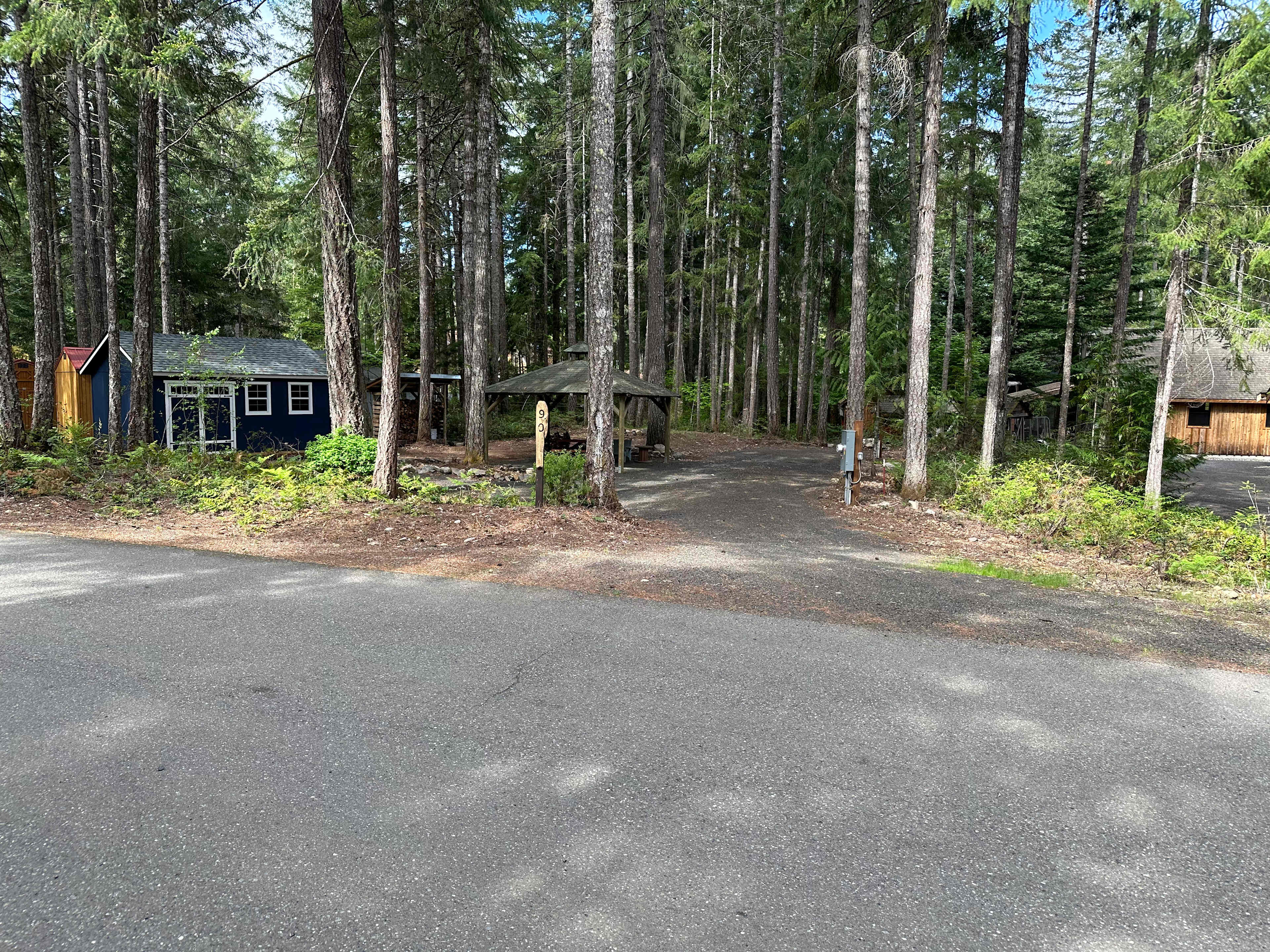 Lake Cushman RV Camping Lot