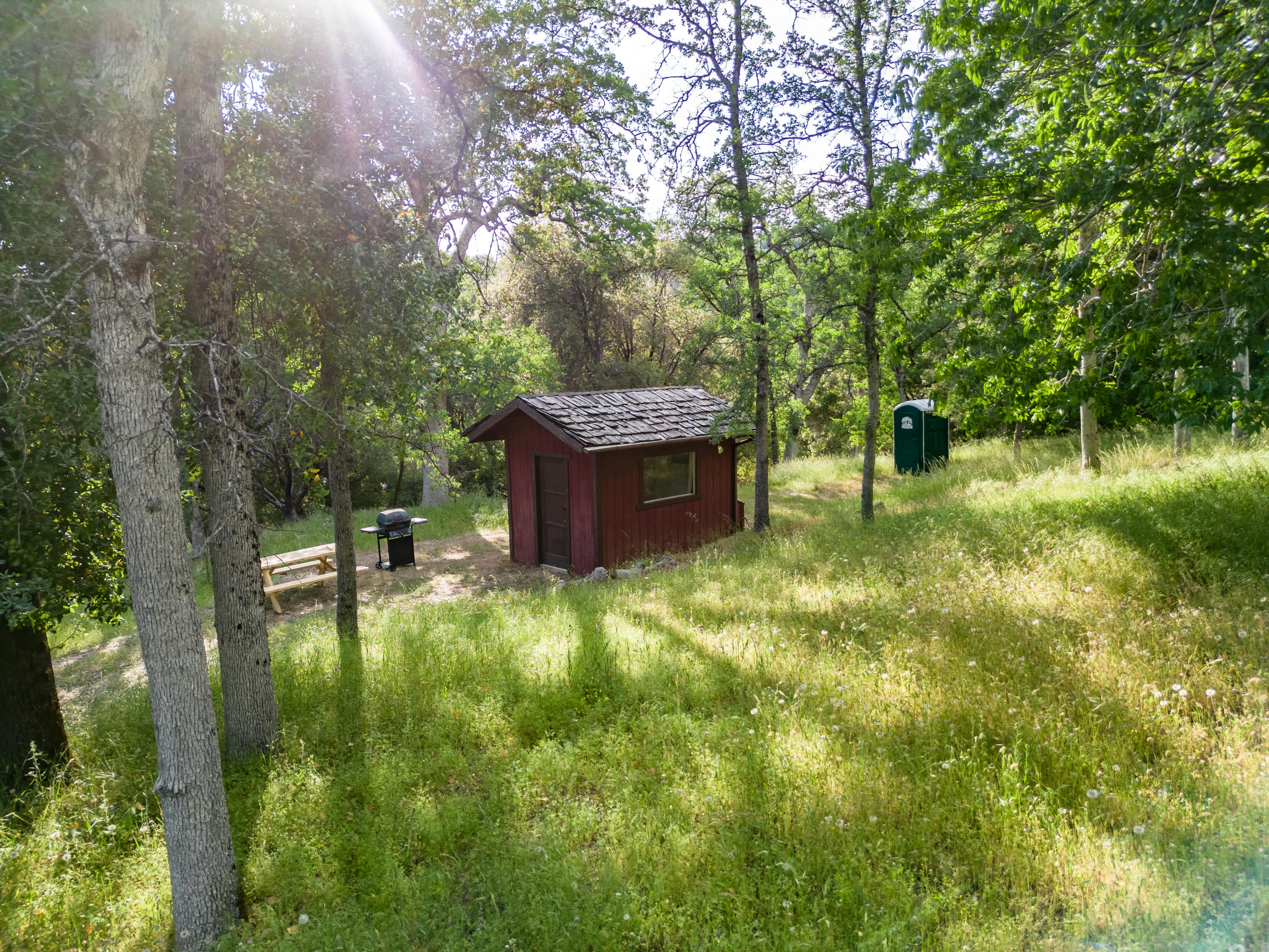 Site view from uphill