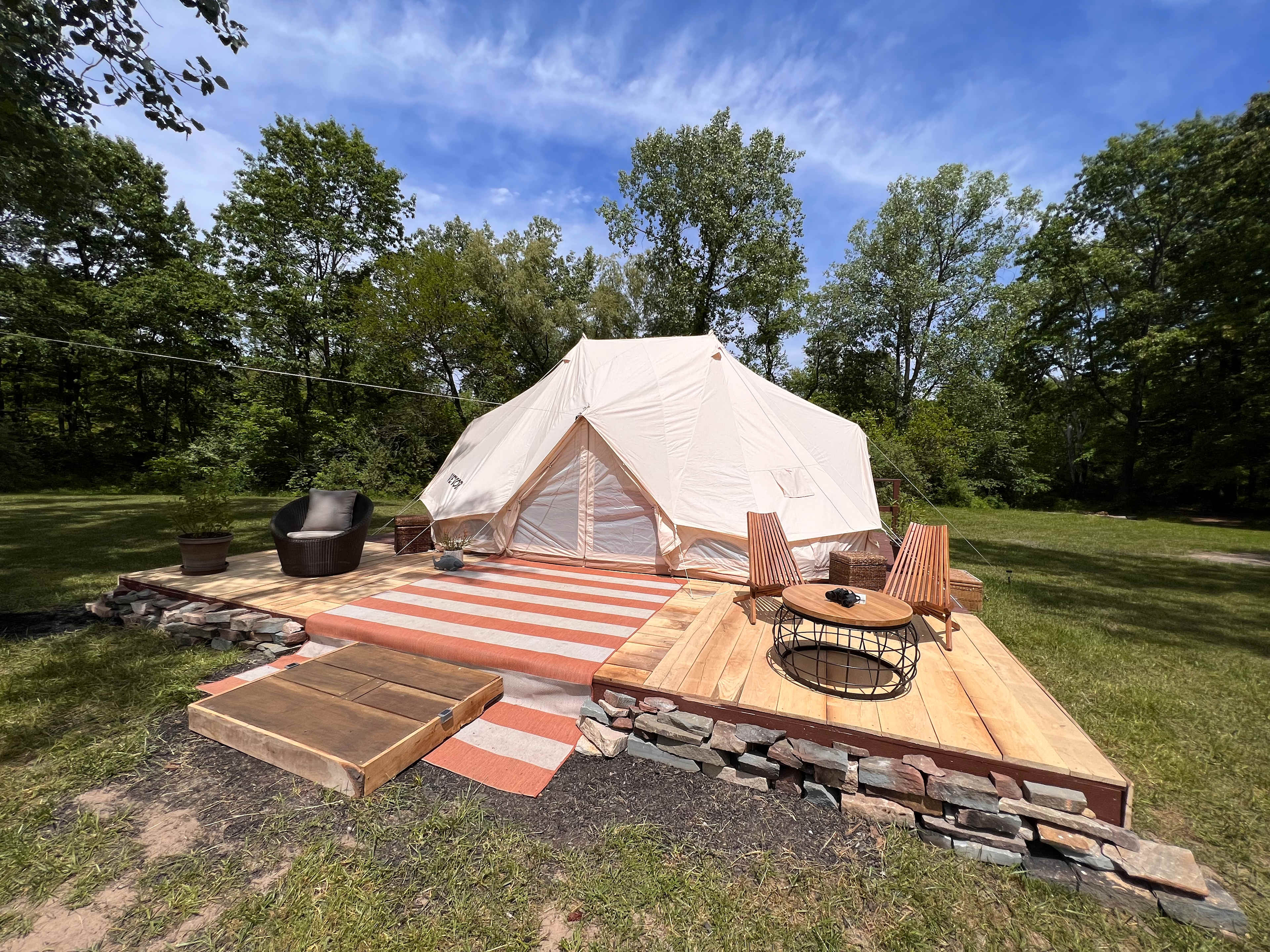 New Year - New Deck - New Tent 
