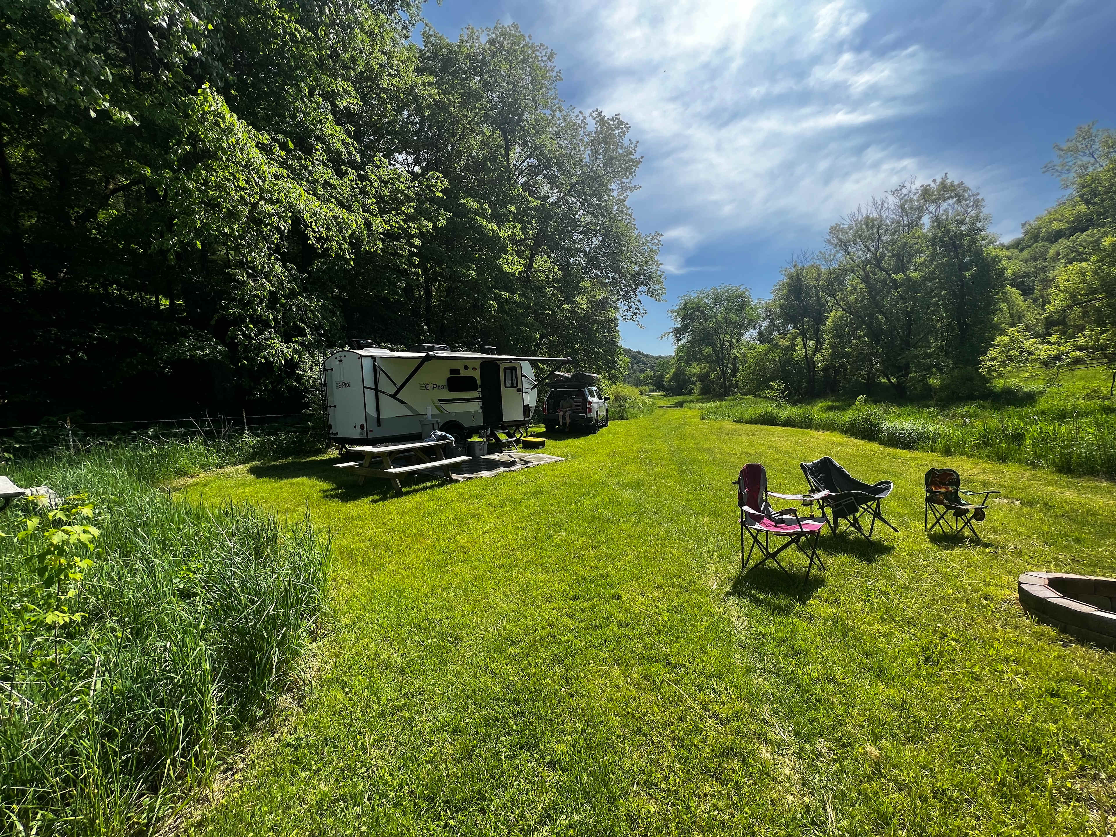 Beautiful camp site
