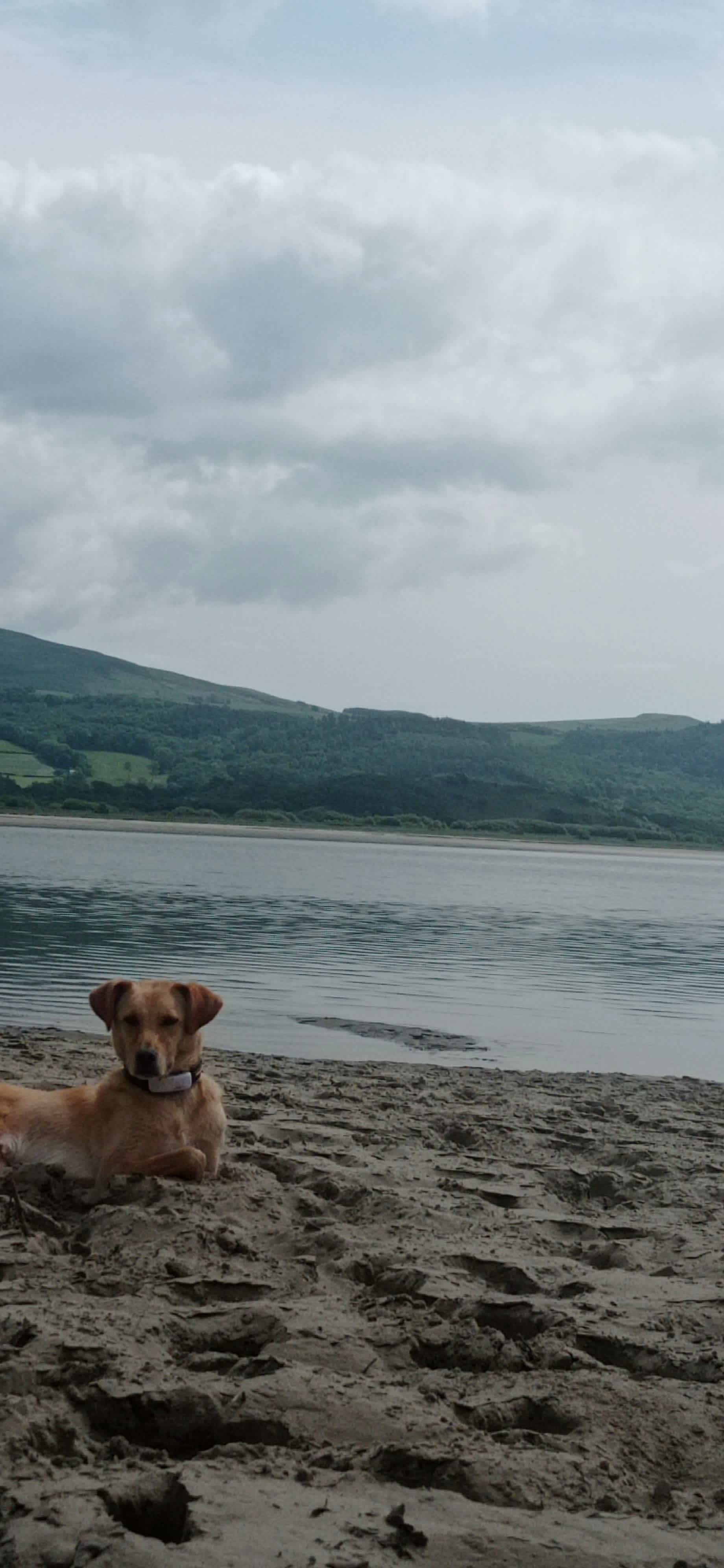 Time to relax after a lot of fun on the beach