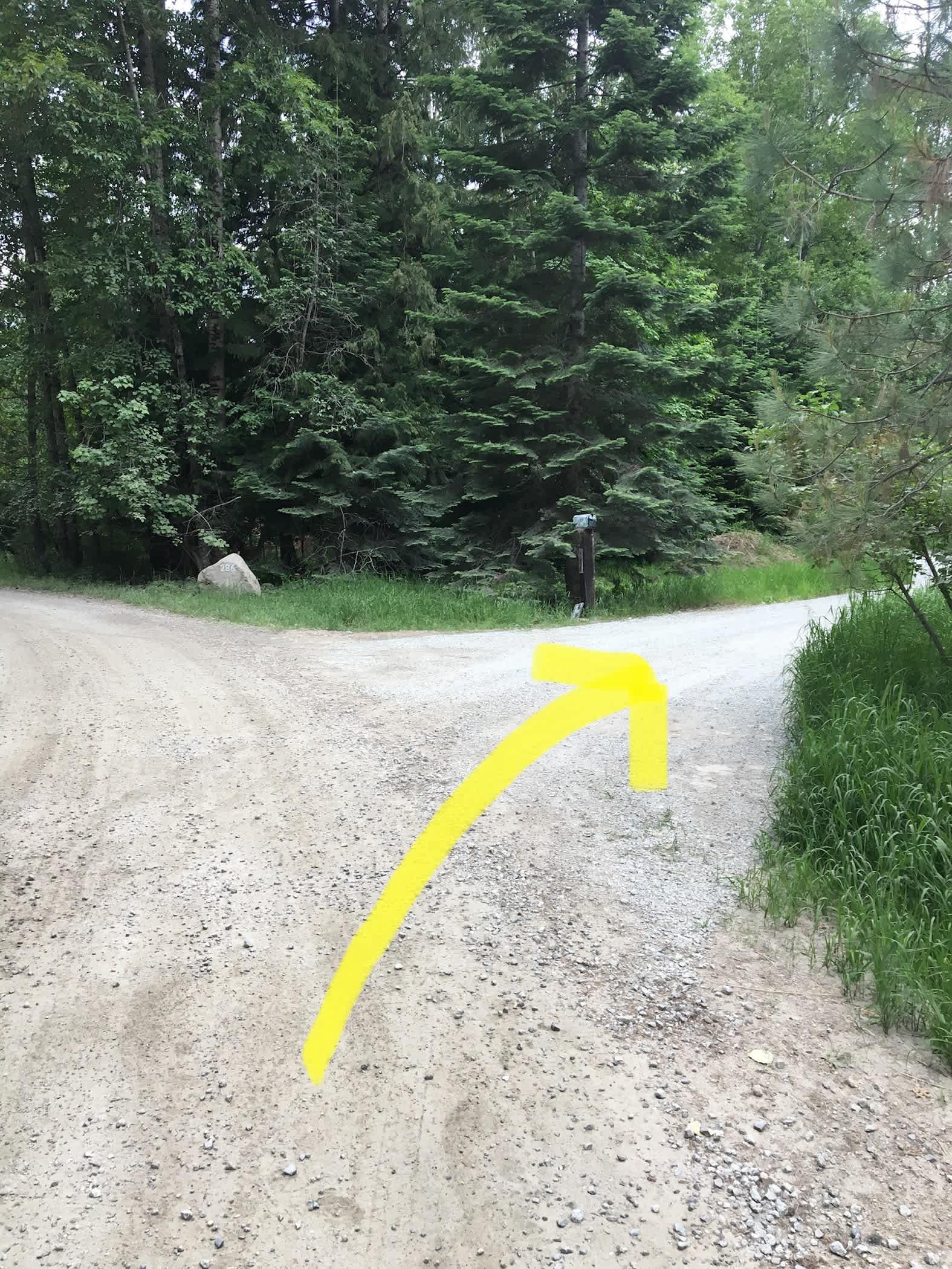 Turn right off of Wood View rd into the driveway just past the pond. There is a large Rock after the driveway with the number on it 