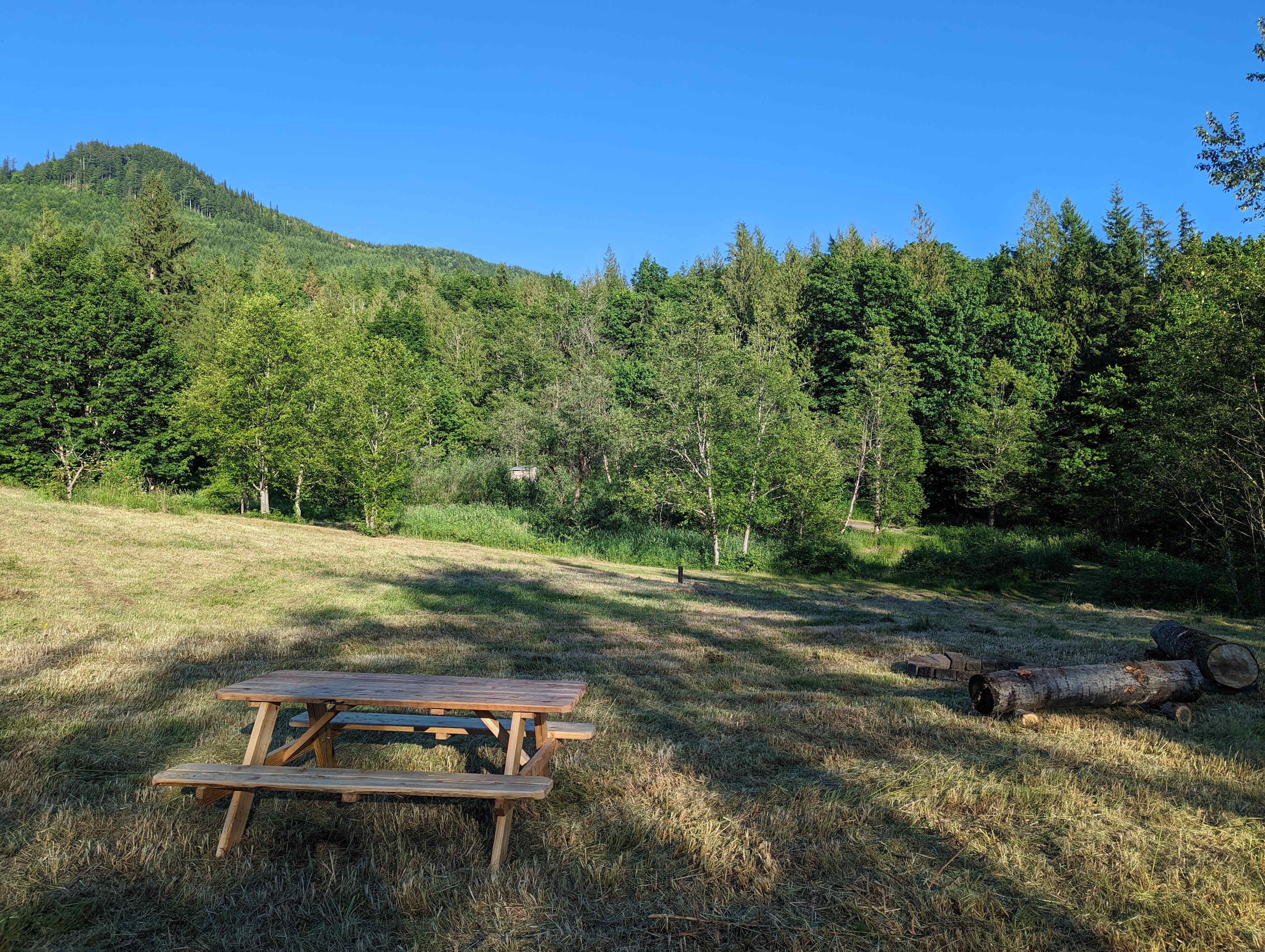 Mount Enumclaw in the background.