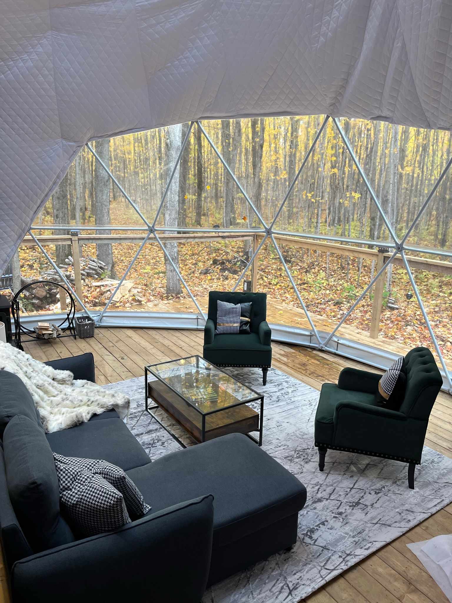 Forest Stargazing Glamping Dome