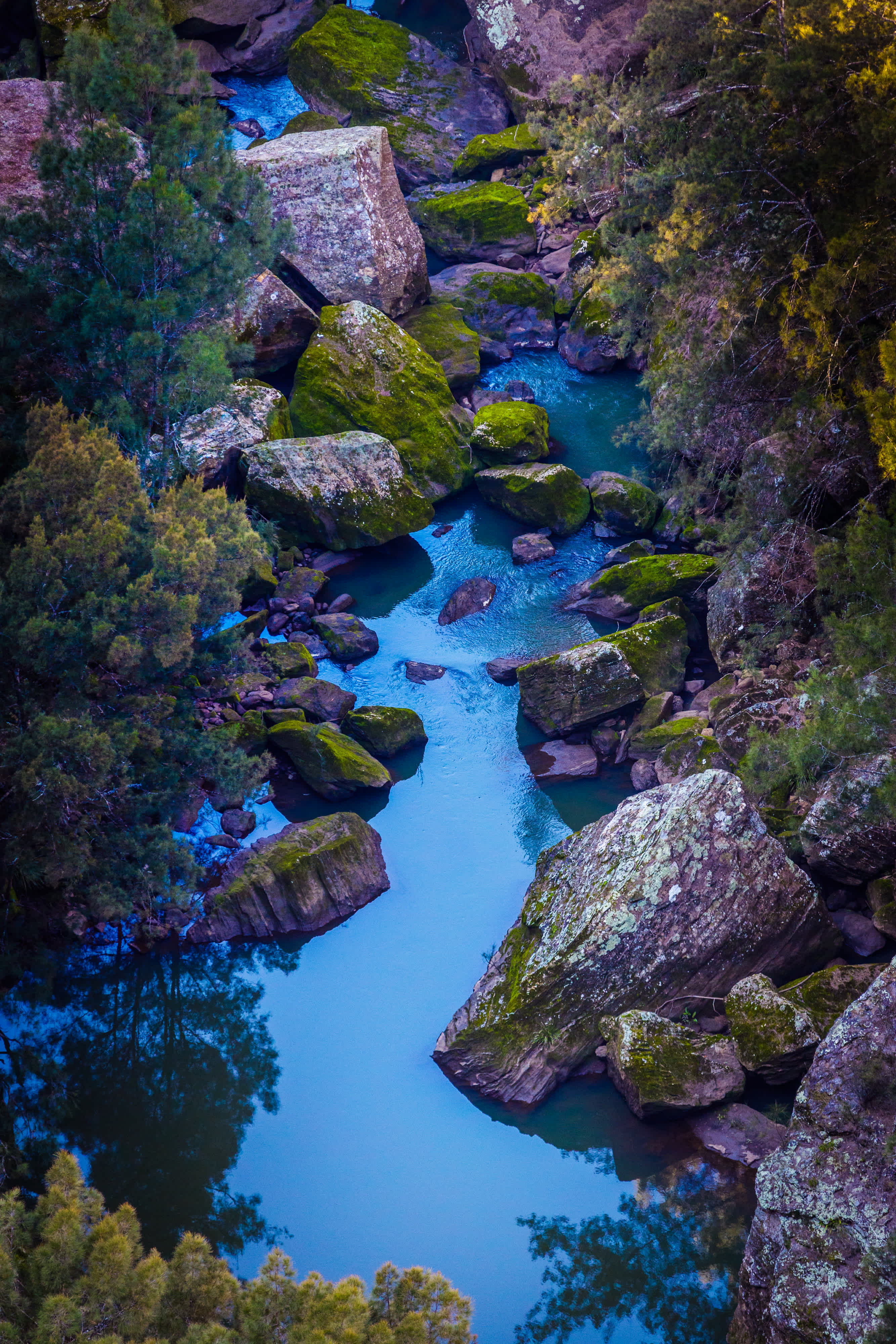 river in the gorge