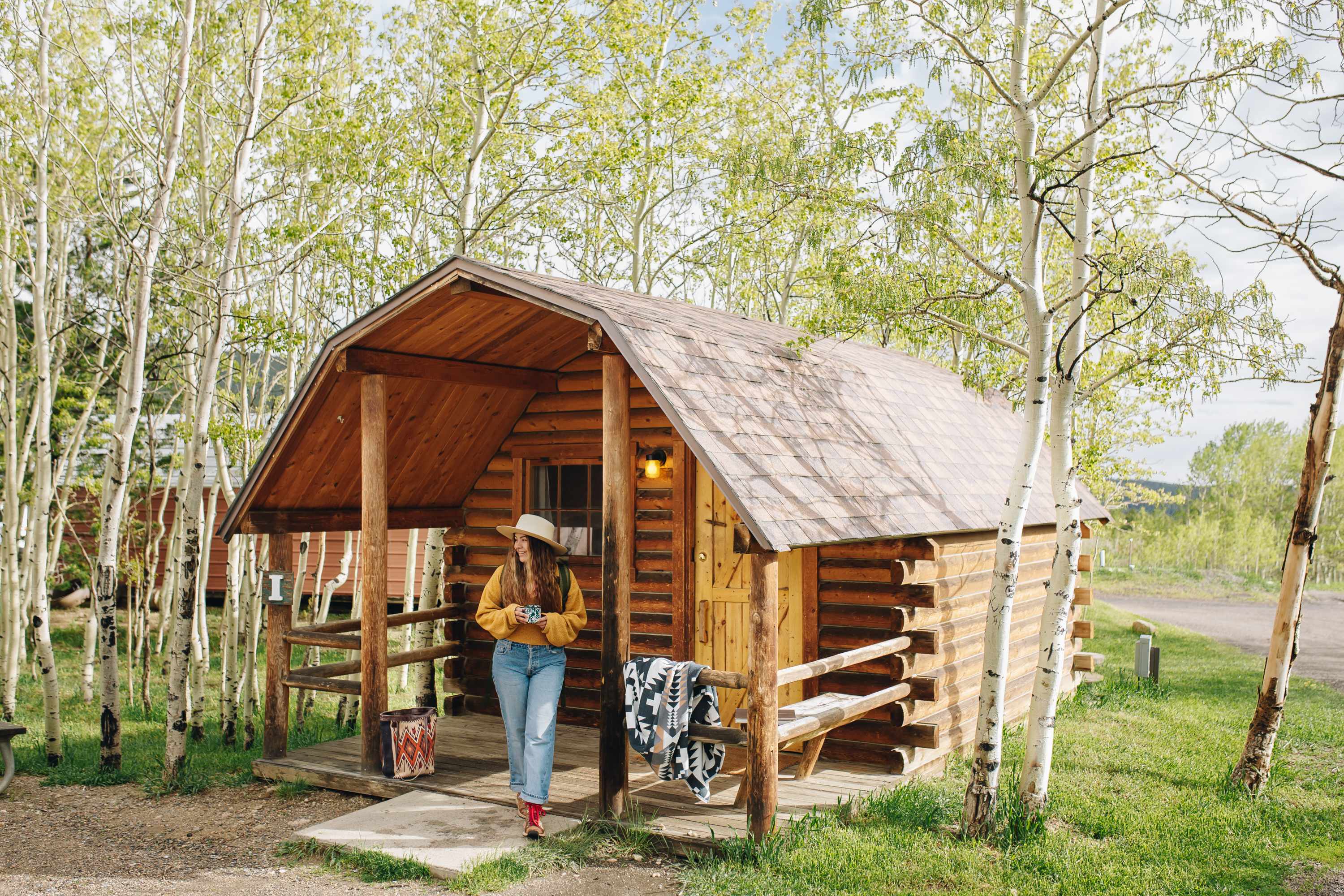 Side view of the cabin