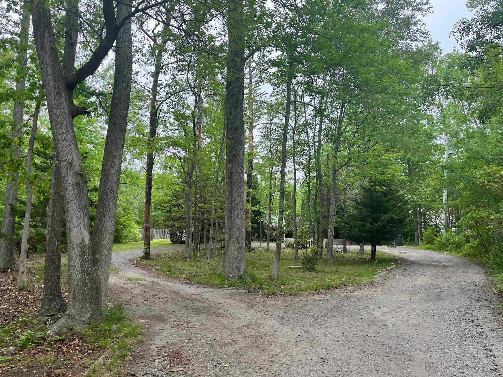 View from the front of the driveway