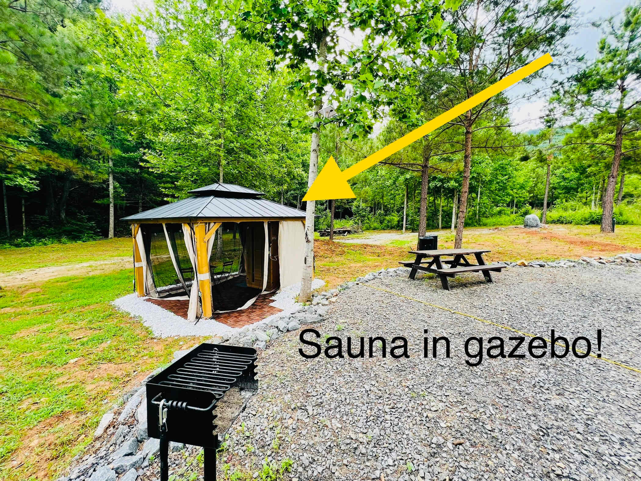 Glamping With Amenities
