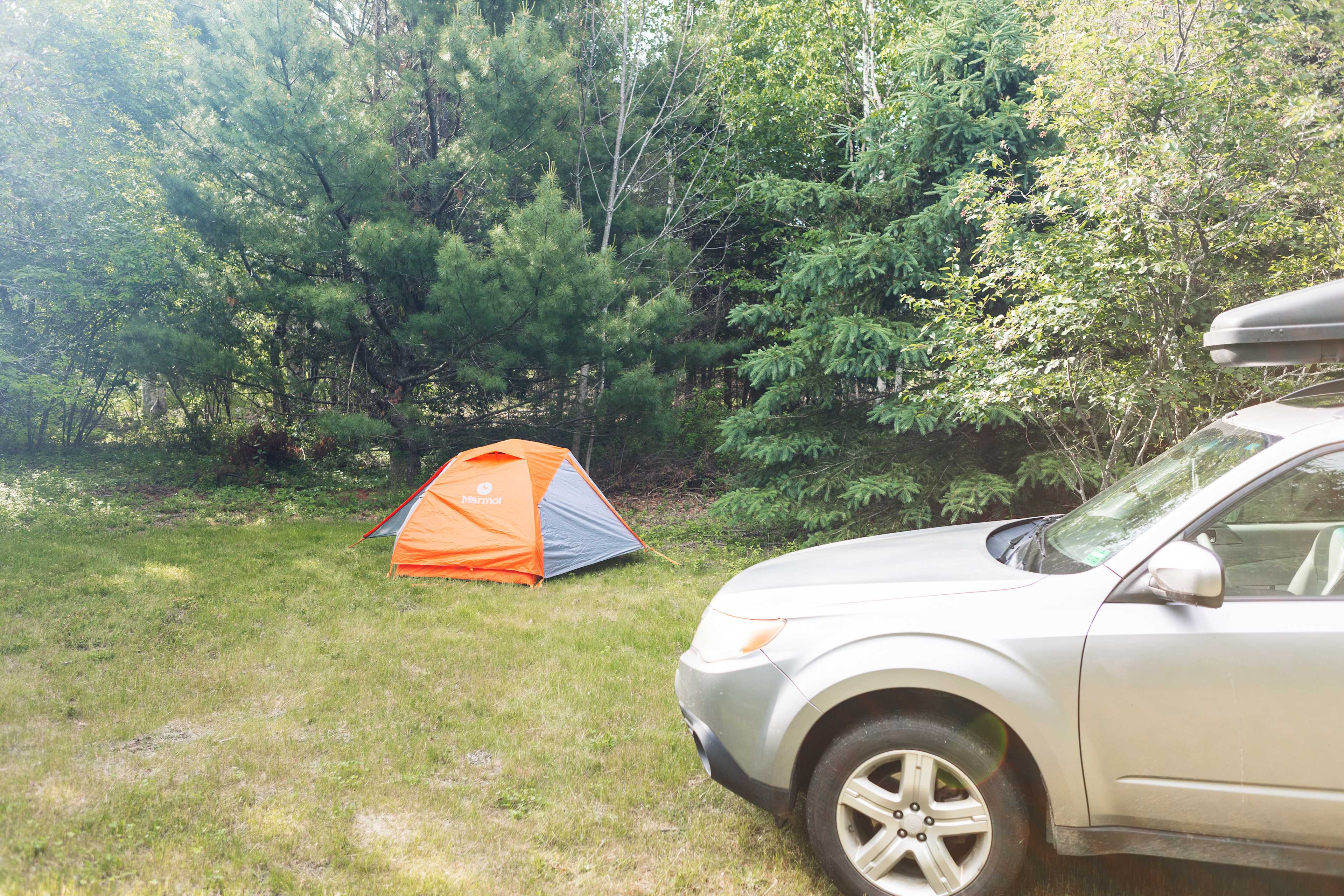 nice spot for a tent or a van 