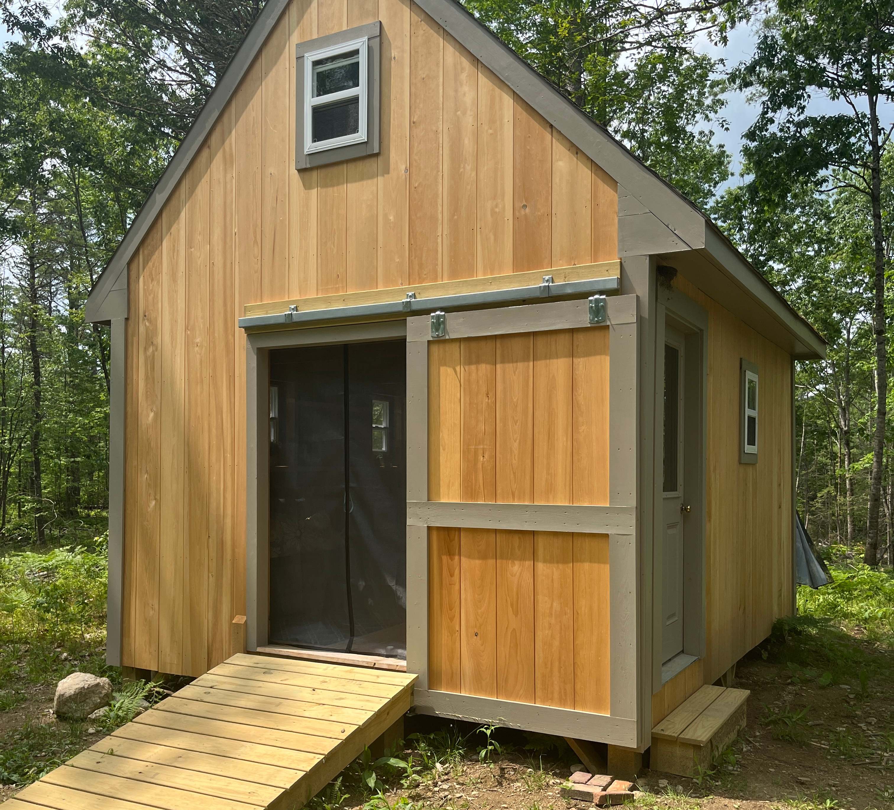 Remodeled mini horse barn