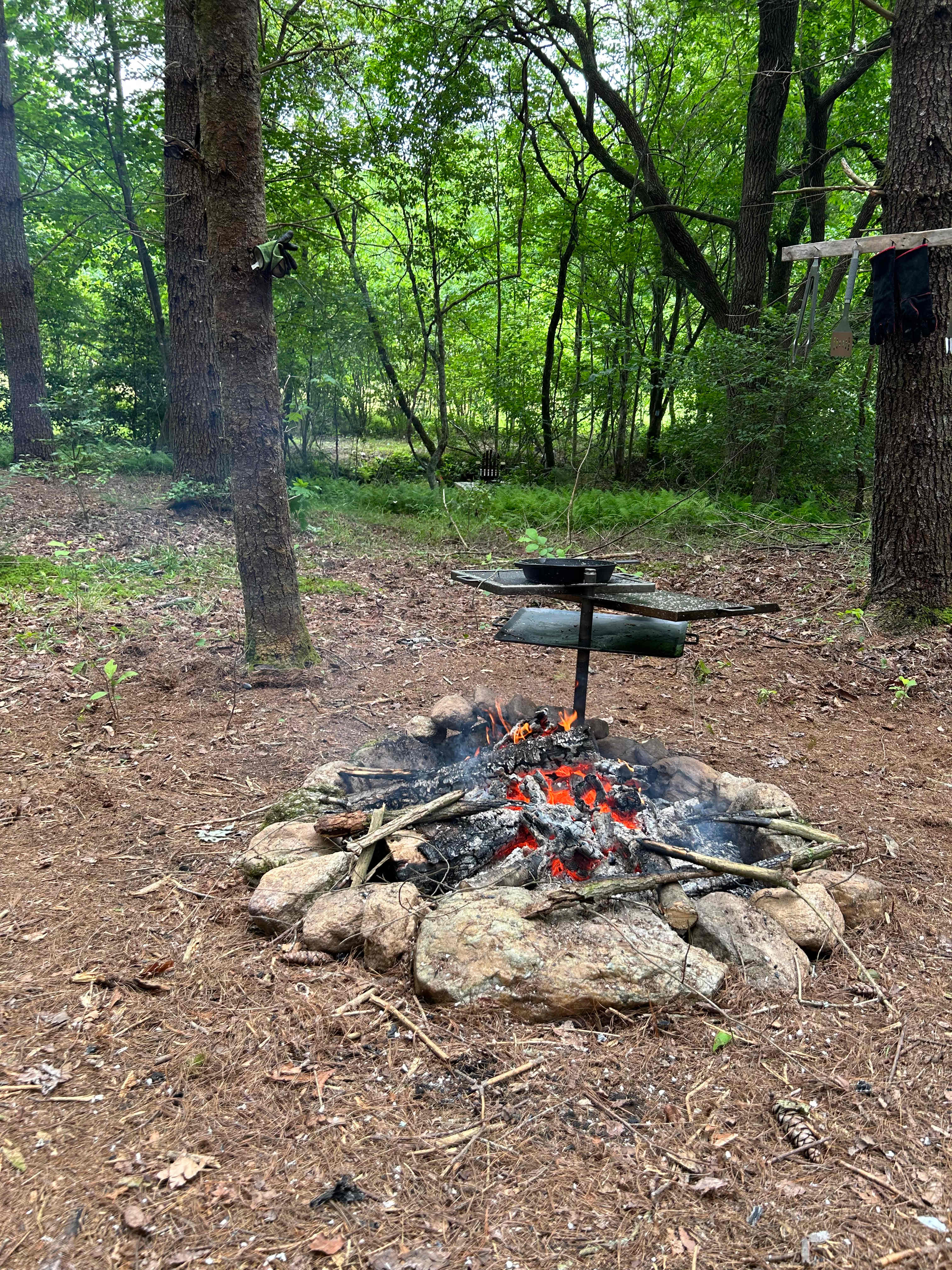 Fire pit. Grill not included