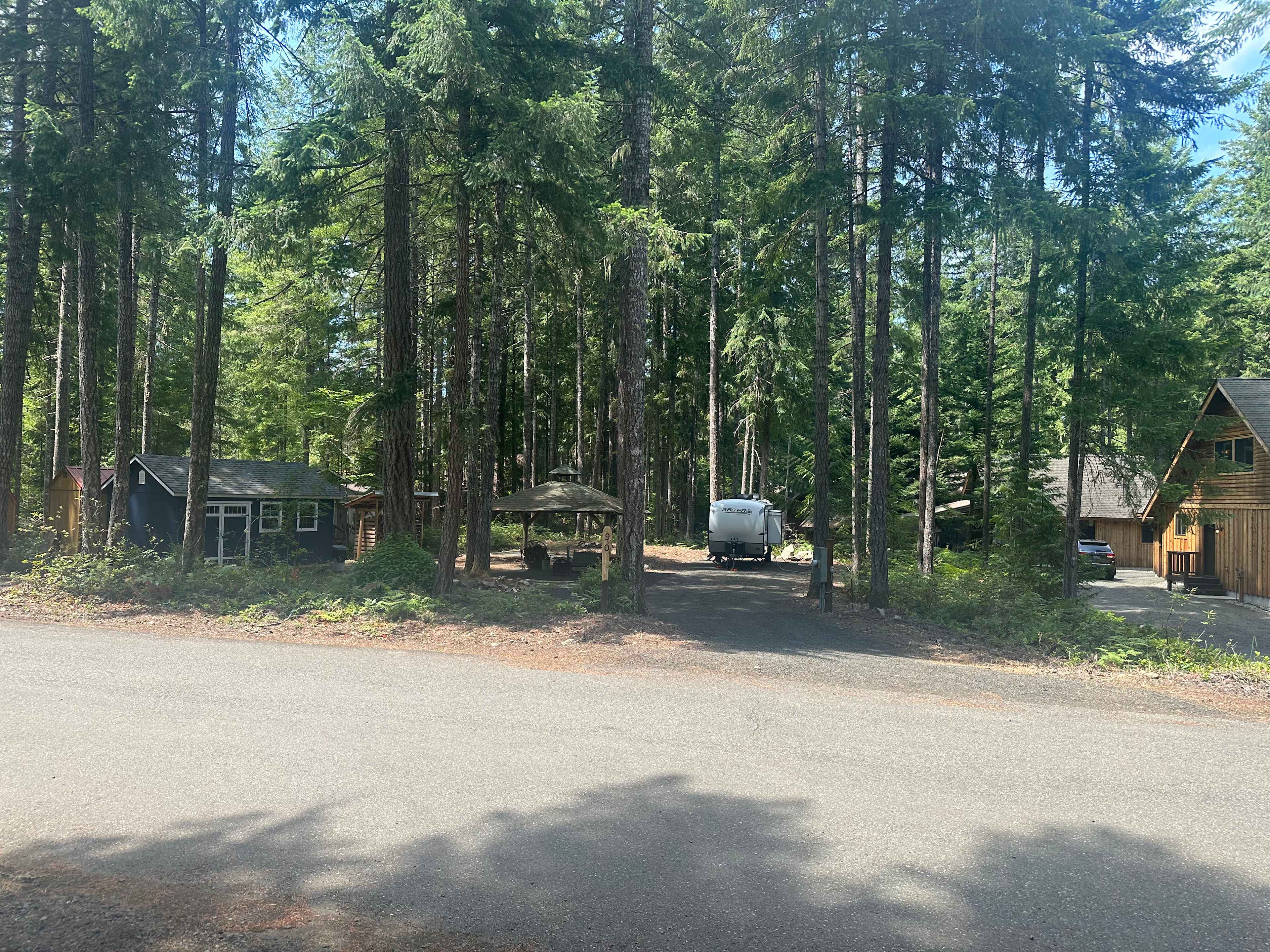 Lake Cushman RV Camping Lot