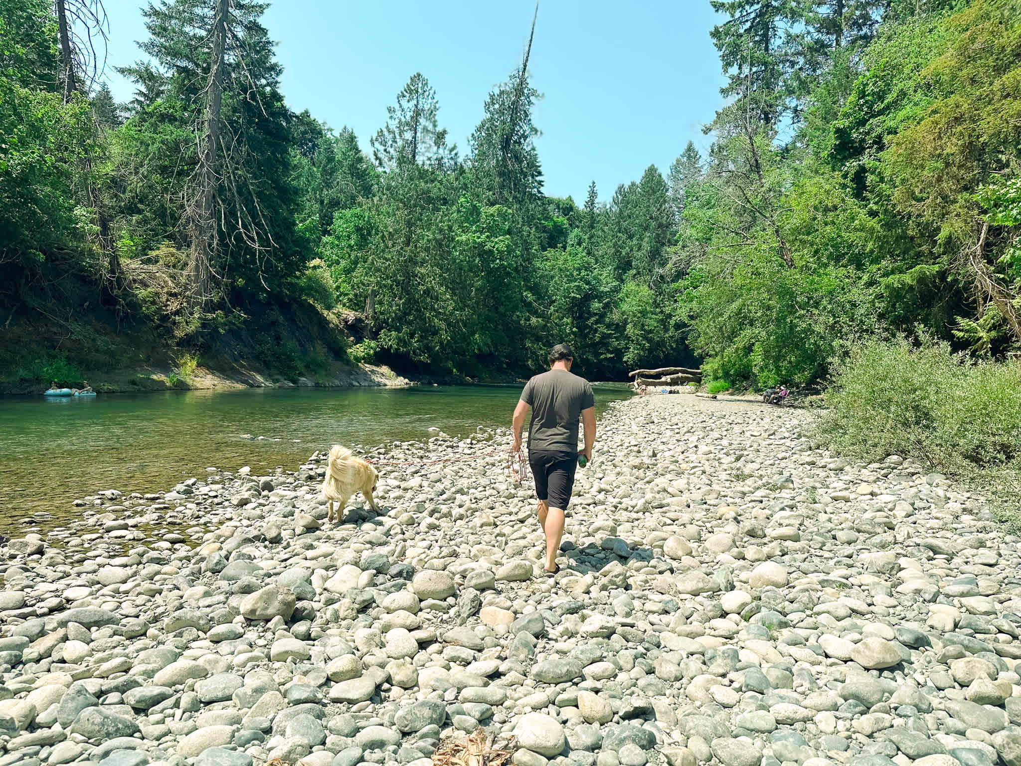 A beautiful river swim spot just ten minute drive away!