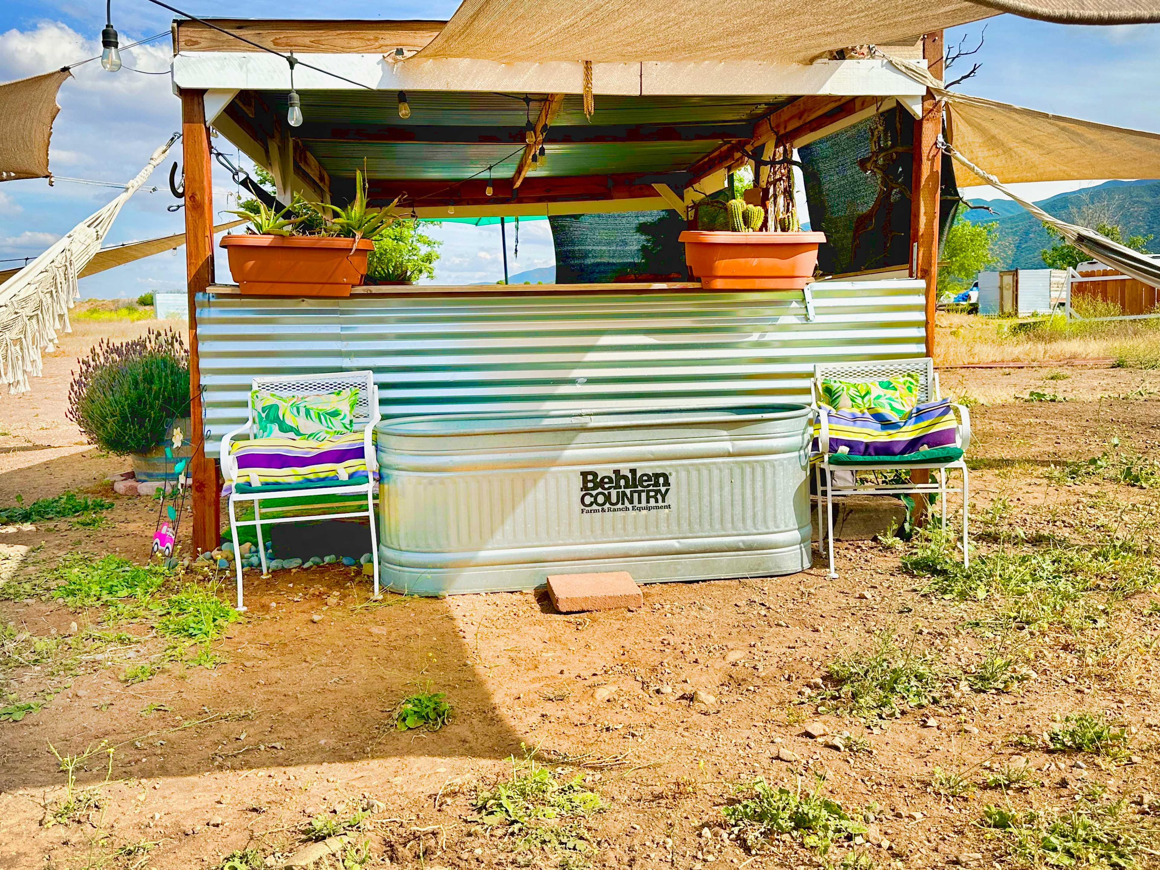 2 Cowboy Tubs for cooling off