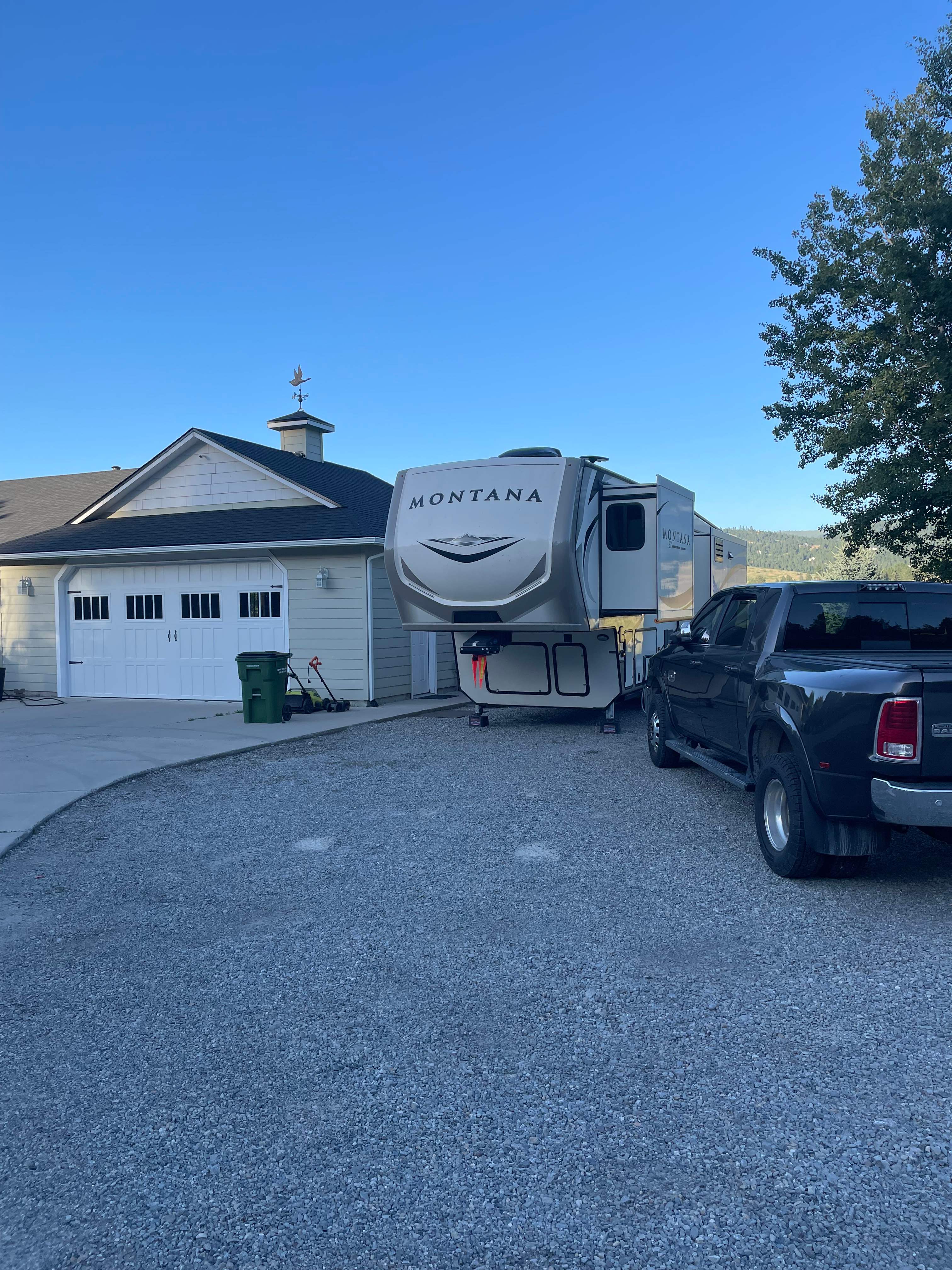 50 amp spot next to garage