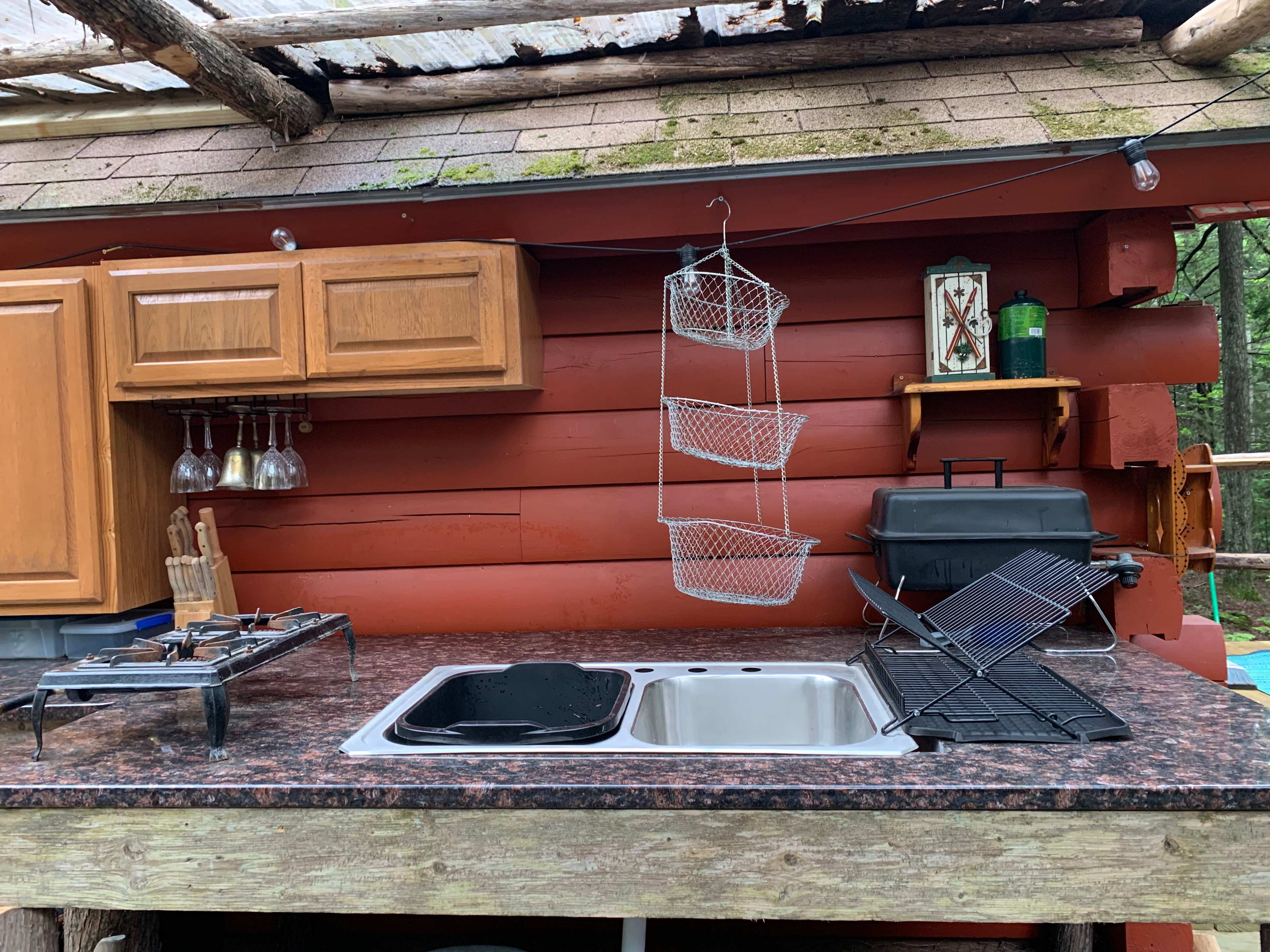 kitchen sink and stove
