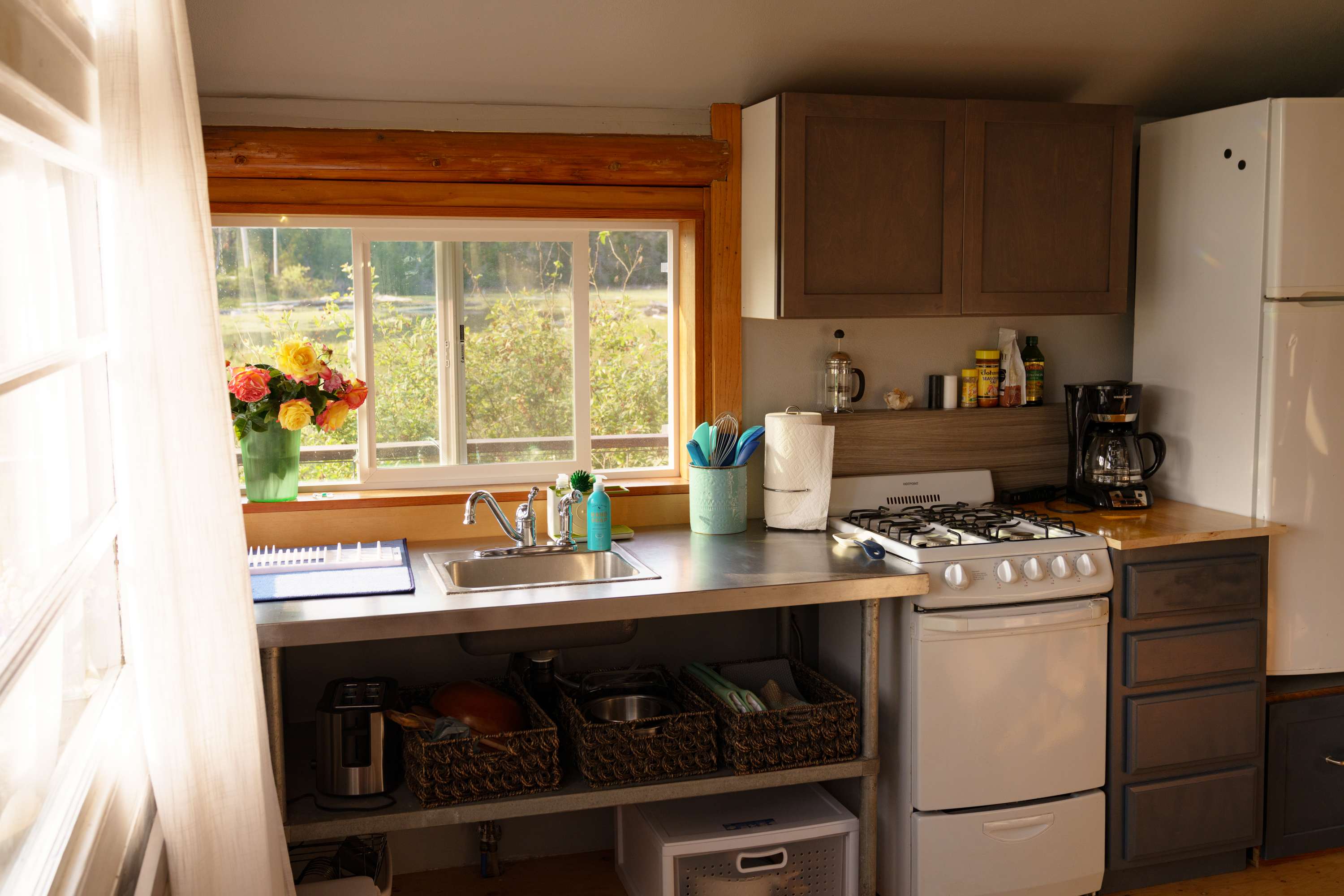 Such a well stocked kitchen area! Everything we needed and more.