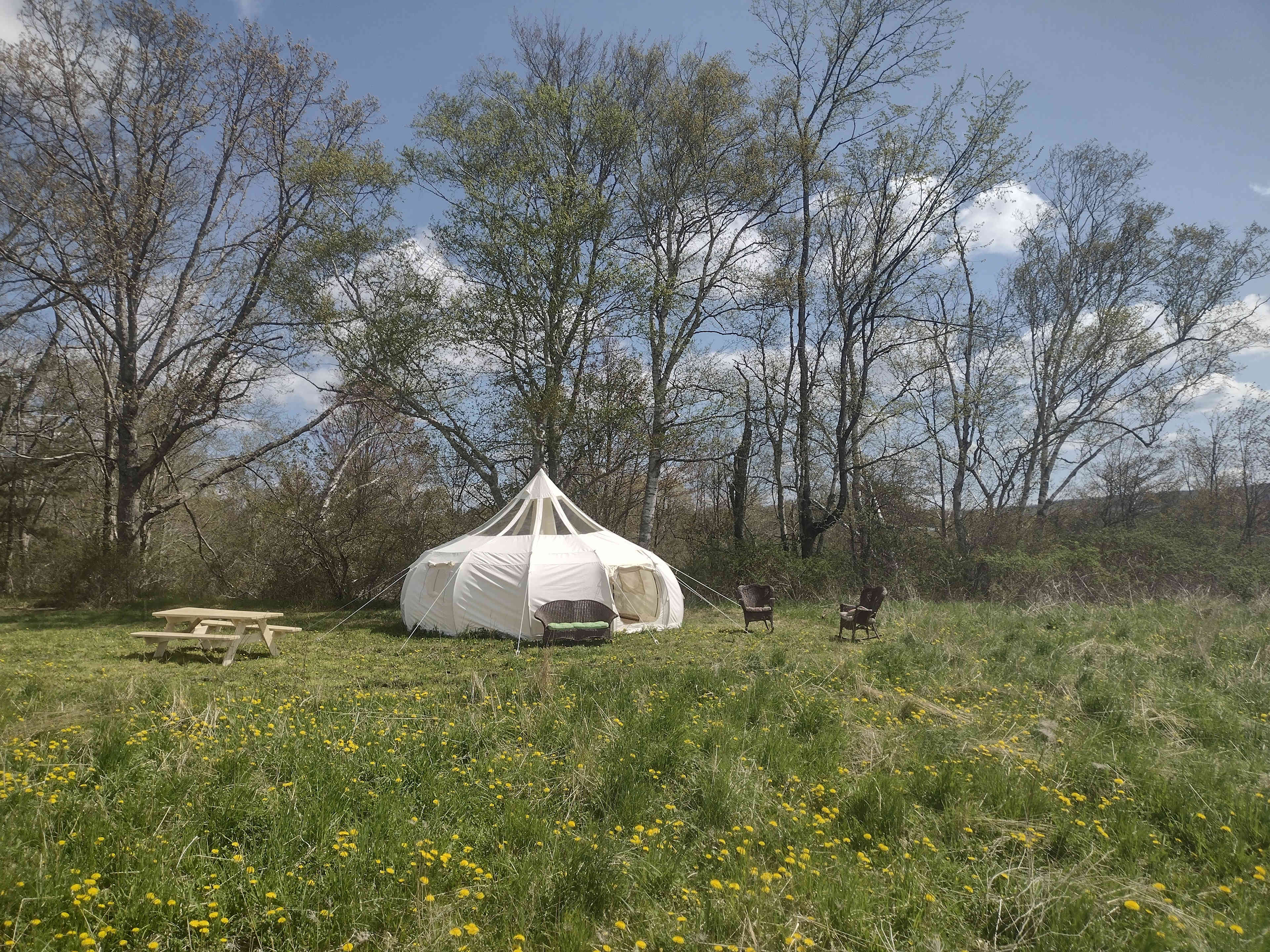 Secluded Tent on Quaint Farm