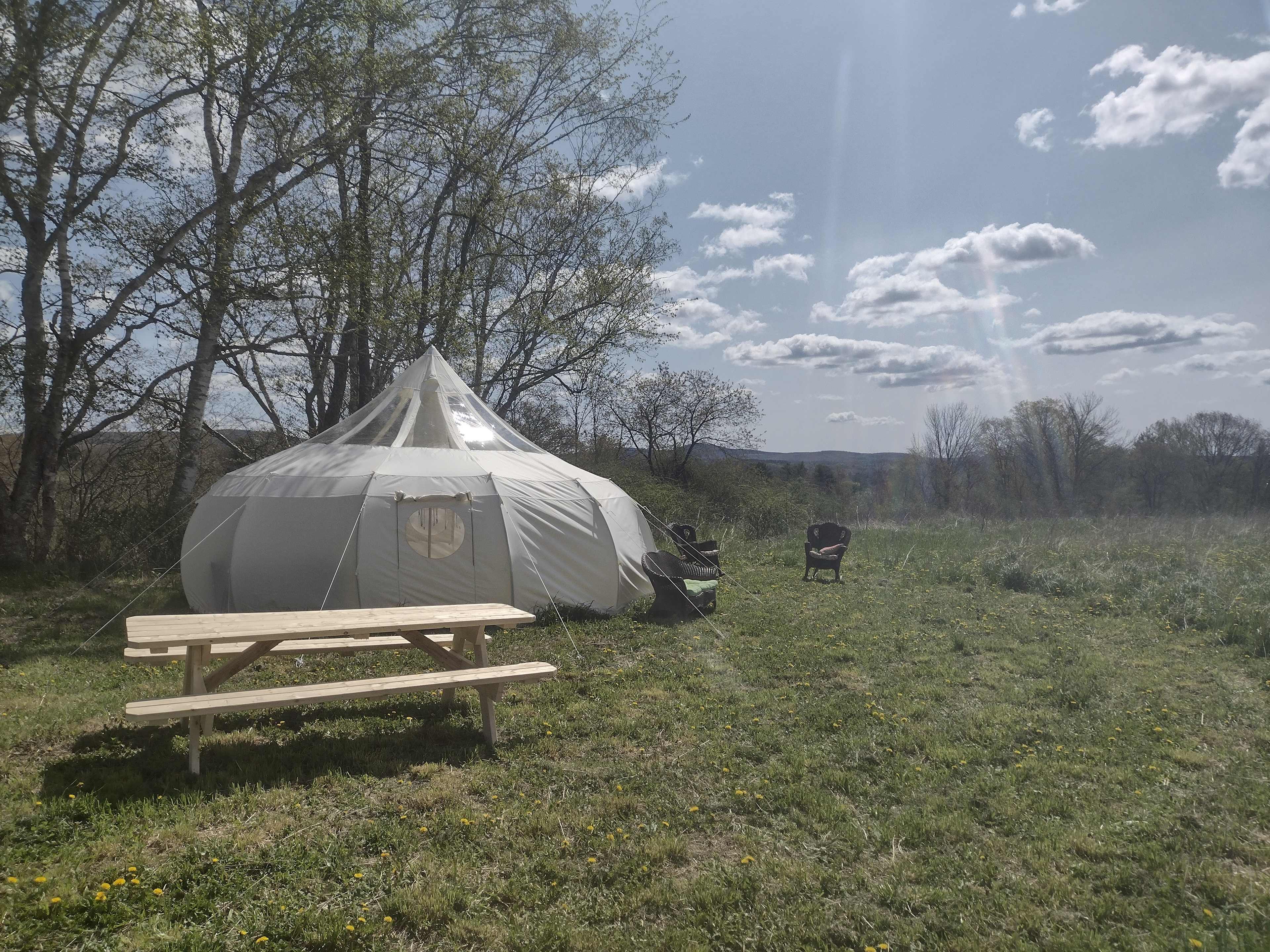 Secluded Tent on Quaint Farm