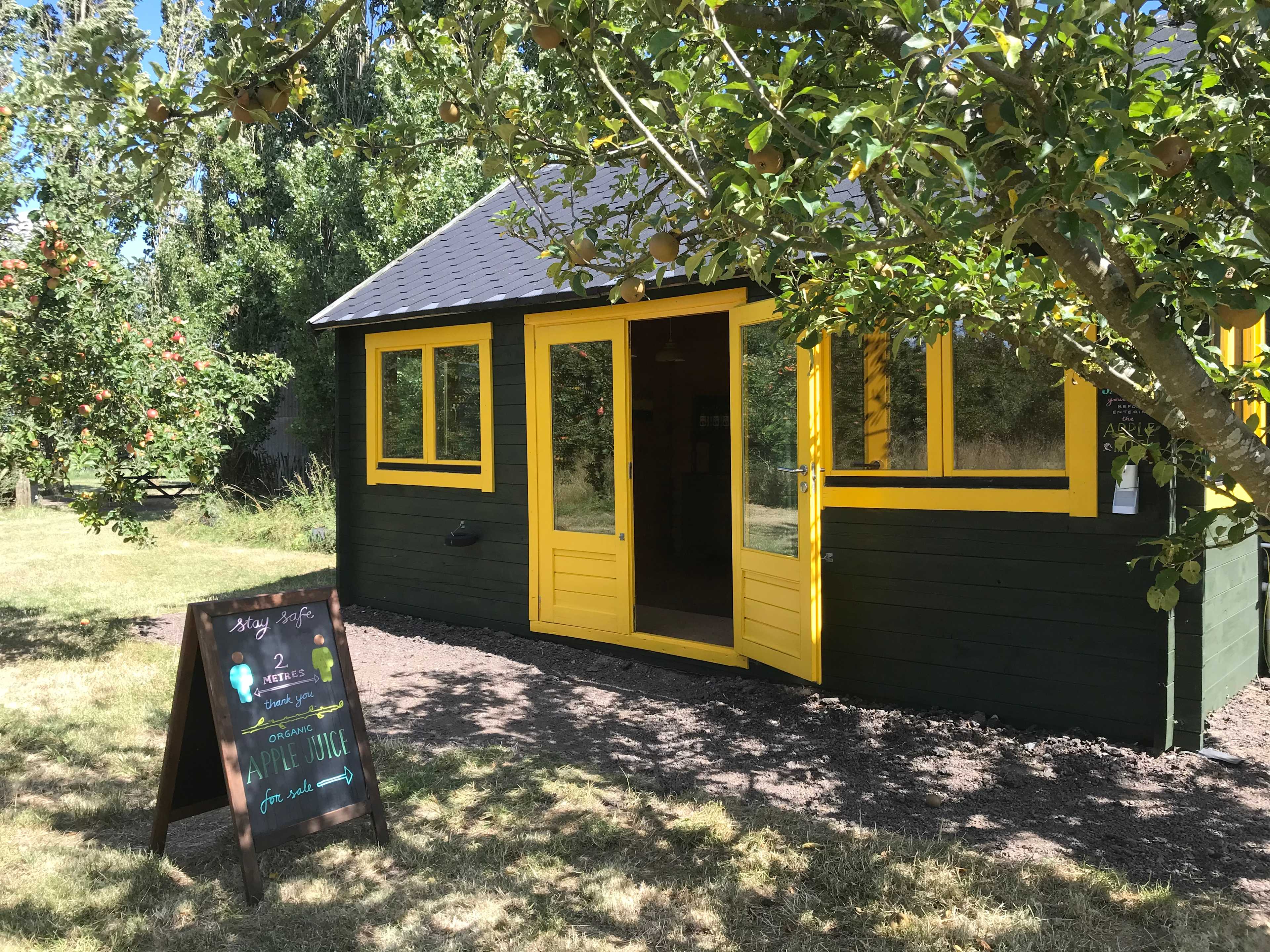 Our ‘Apple Hut’ shared facilities building