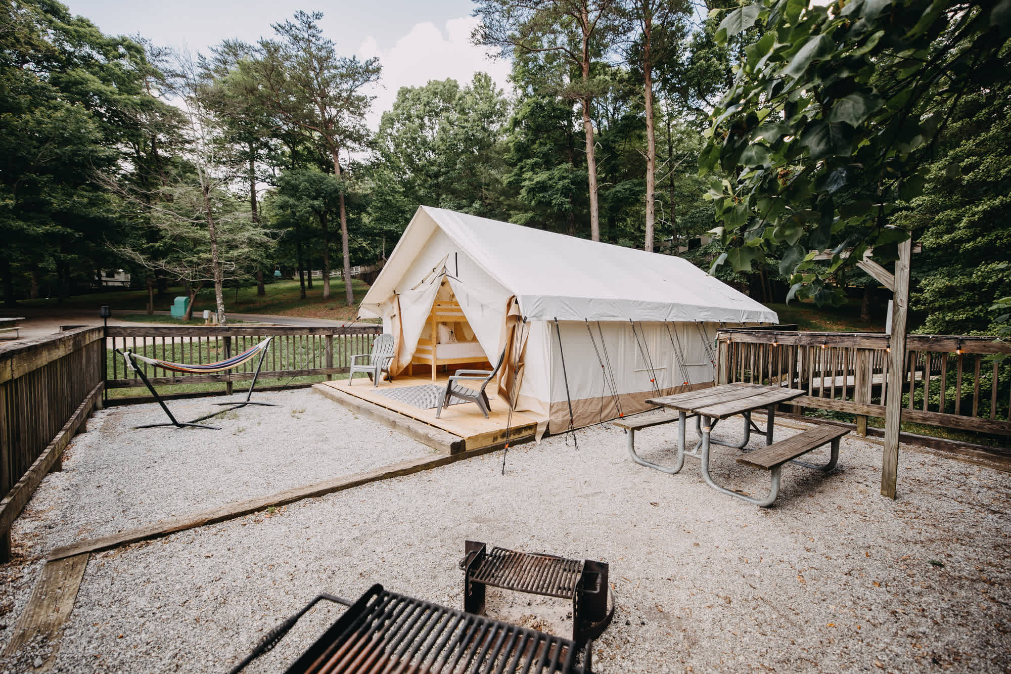 Glamping Retreat + Waterfall