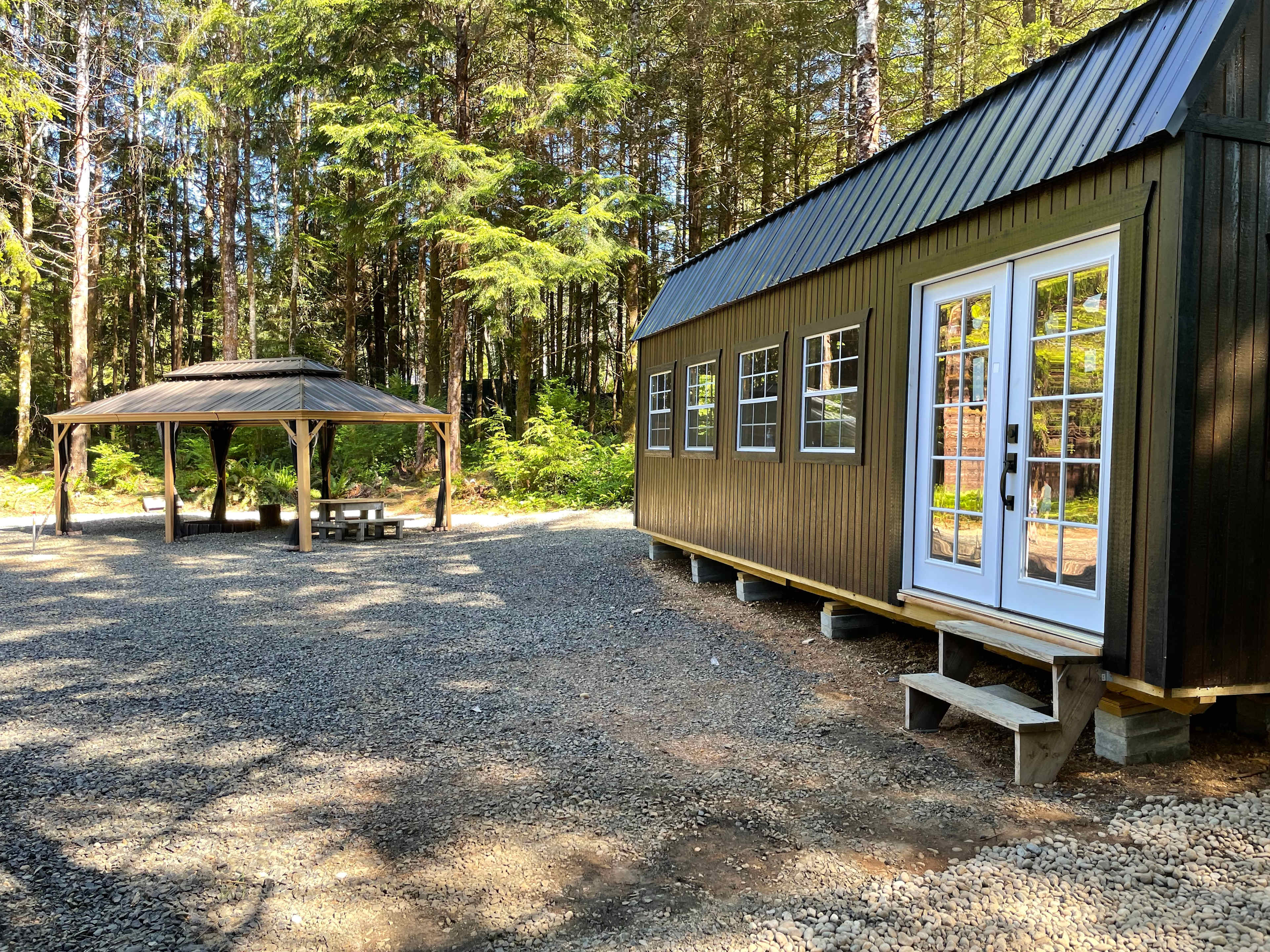 Gazebo & Fire pit are open for use - Cabin is unfinished and locked until further notice.