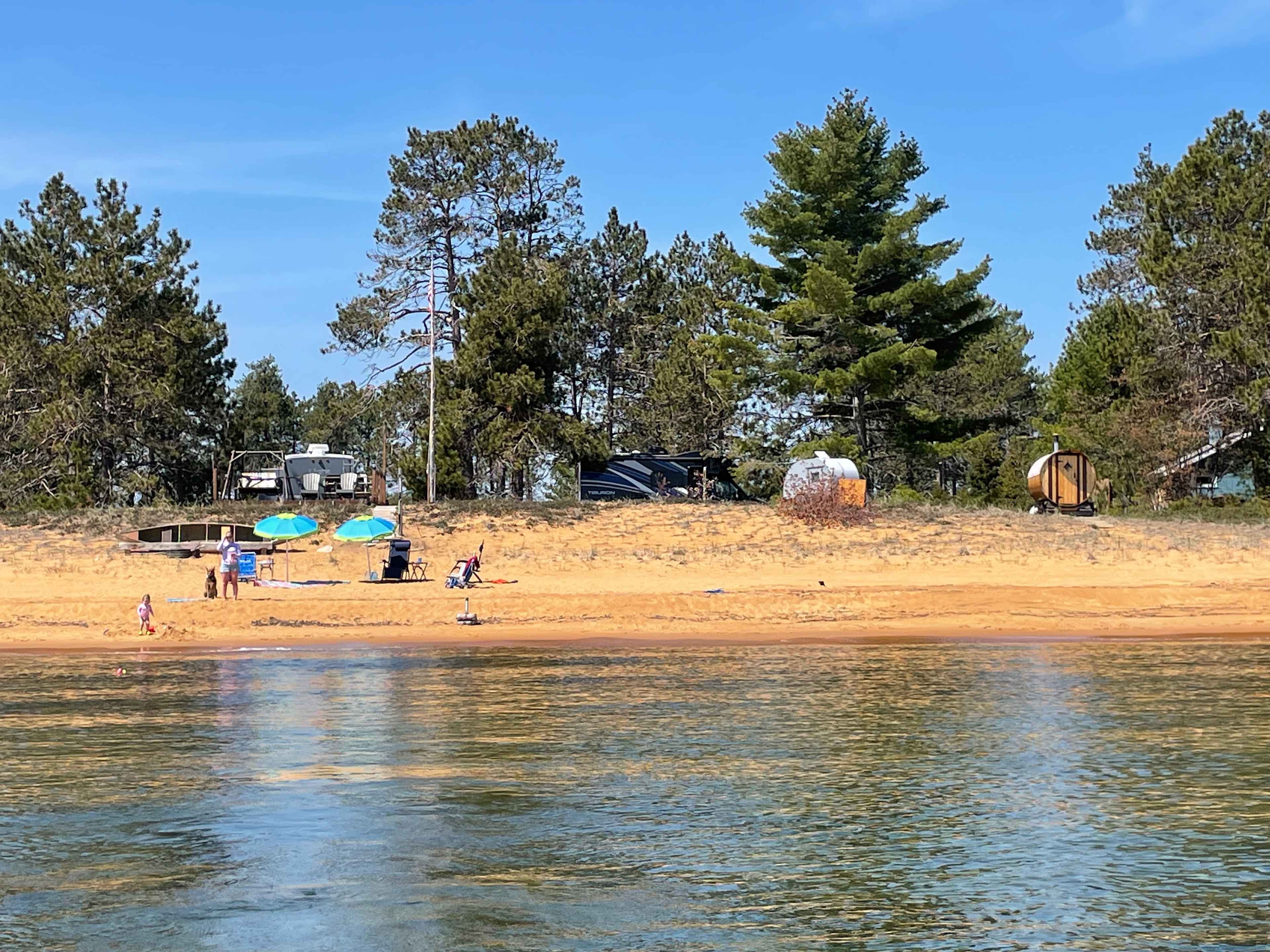 Premium Keweenaw Beach RV Site