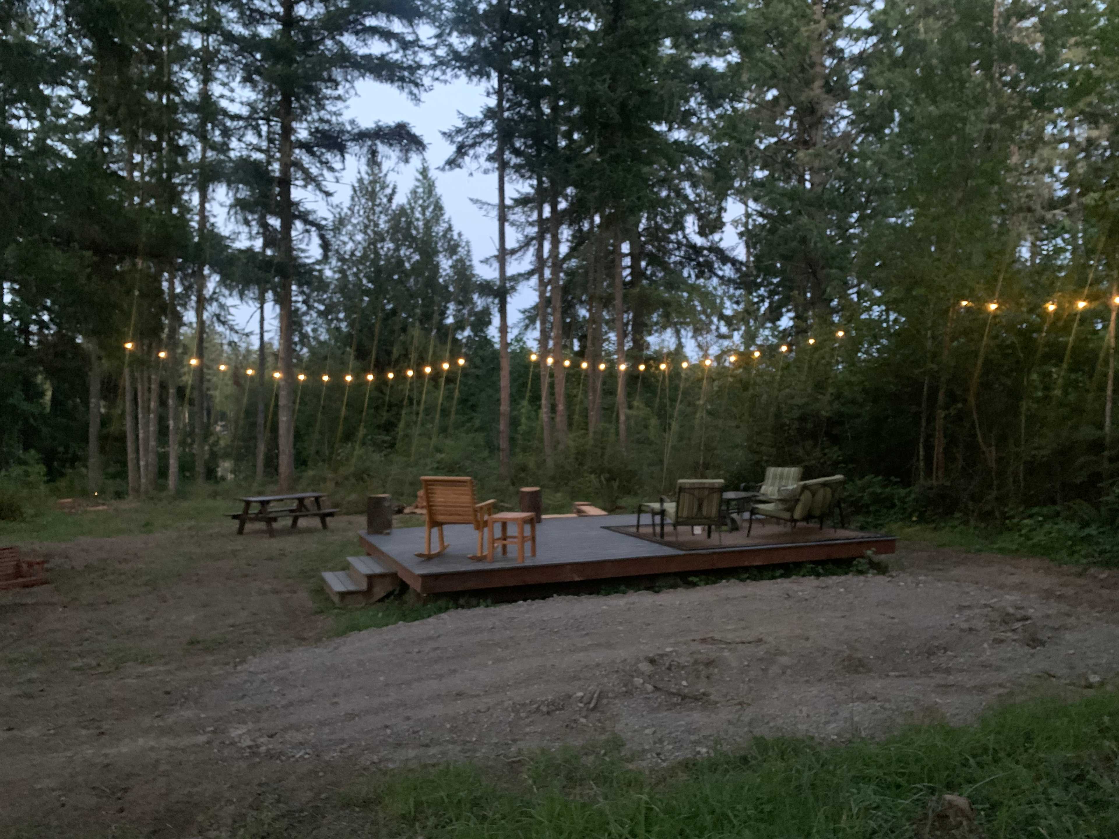 Remote controlled lights for evening hangouts