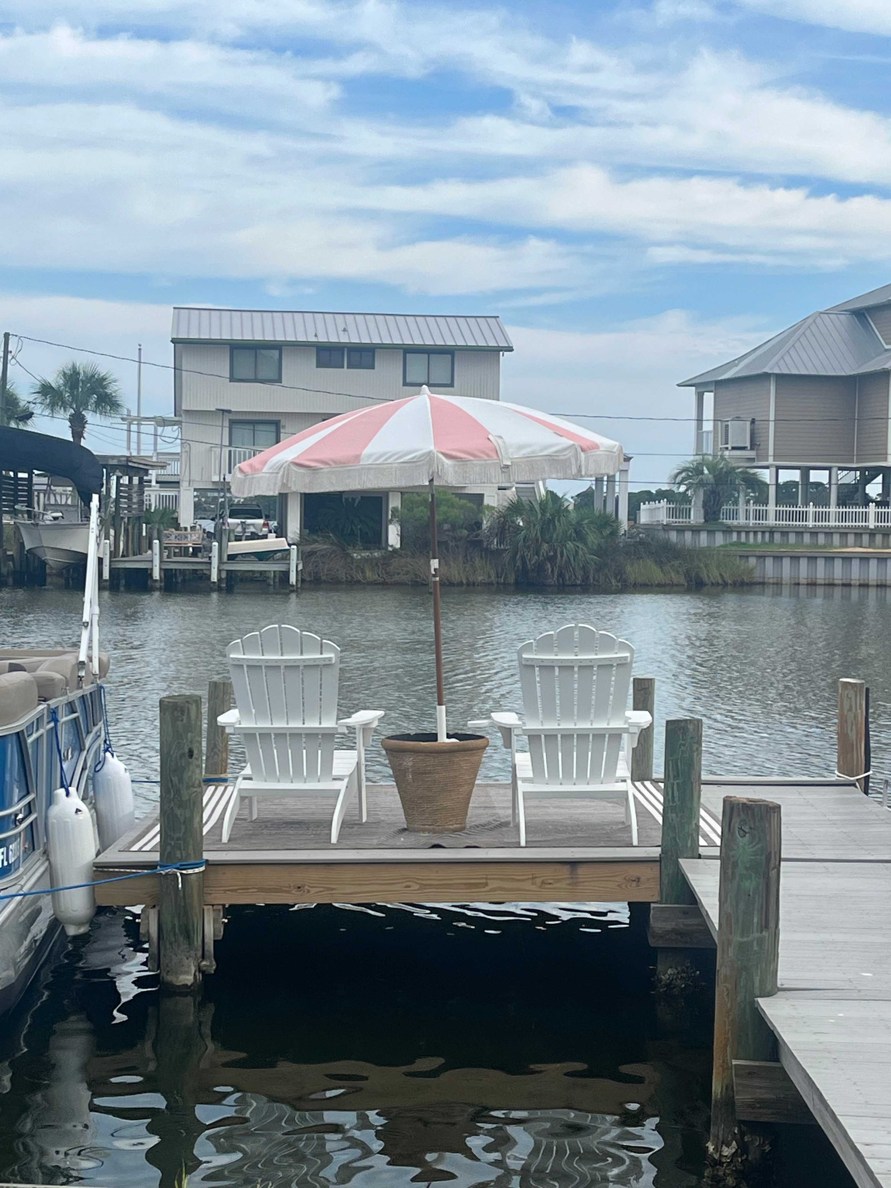 Dock seating area