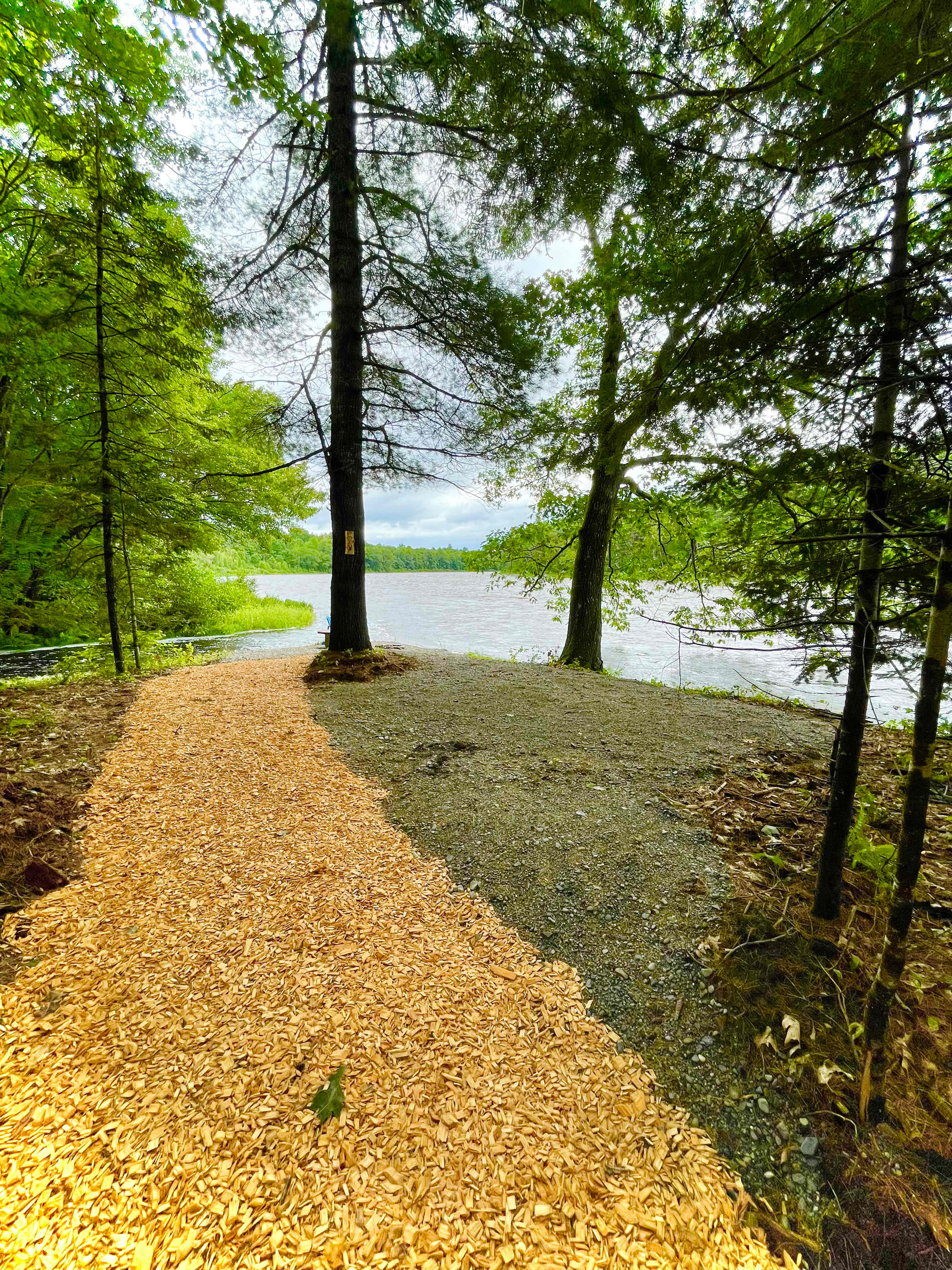 “Point” tent site